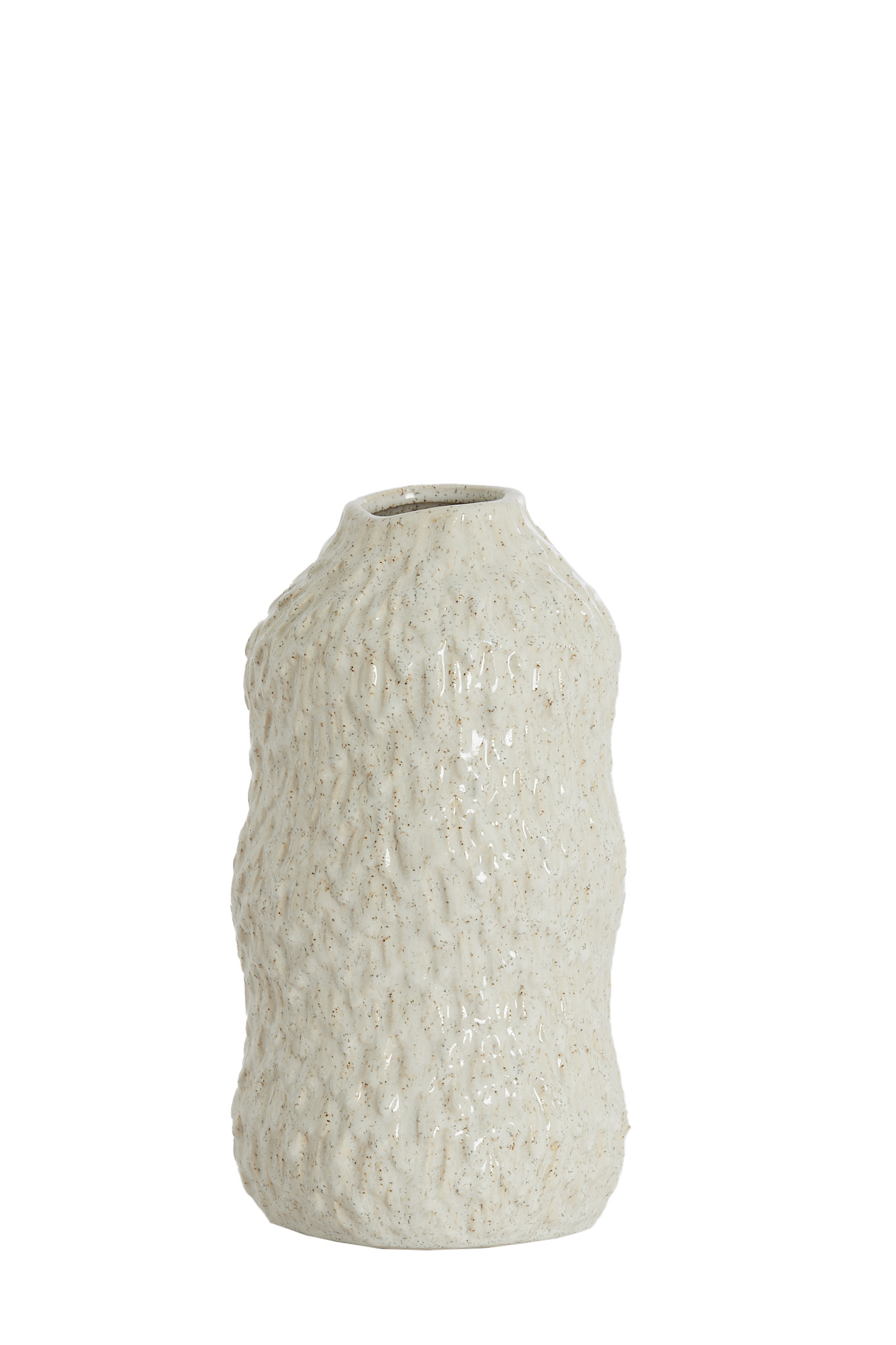 Light & Living Vaas deco Ø15x28 cm ASOLA keramiek crème