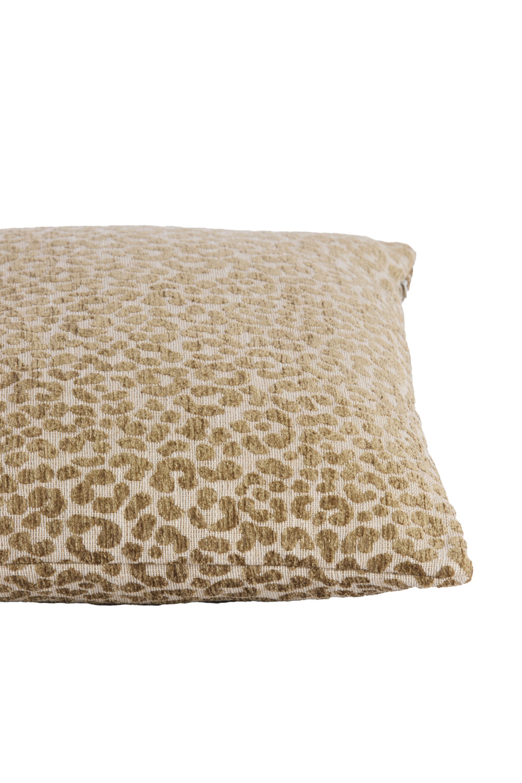 Light & Living Kussen 45x45 cm SAFFORD zand+olijf groen veren gevuld
