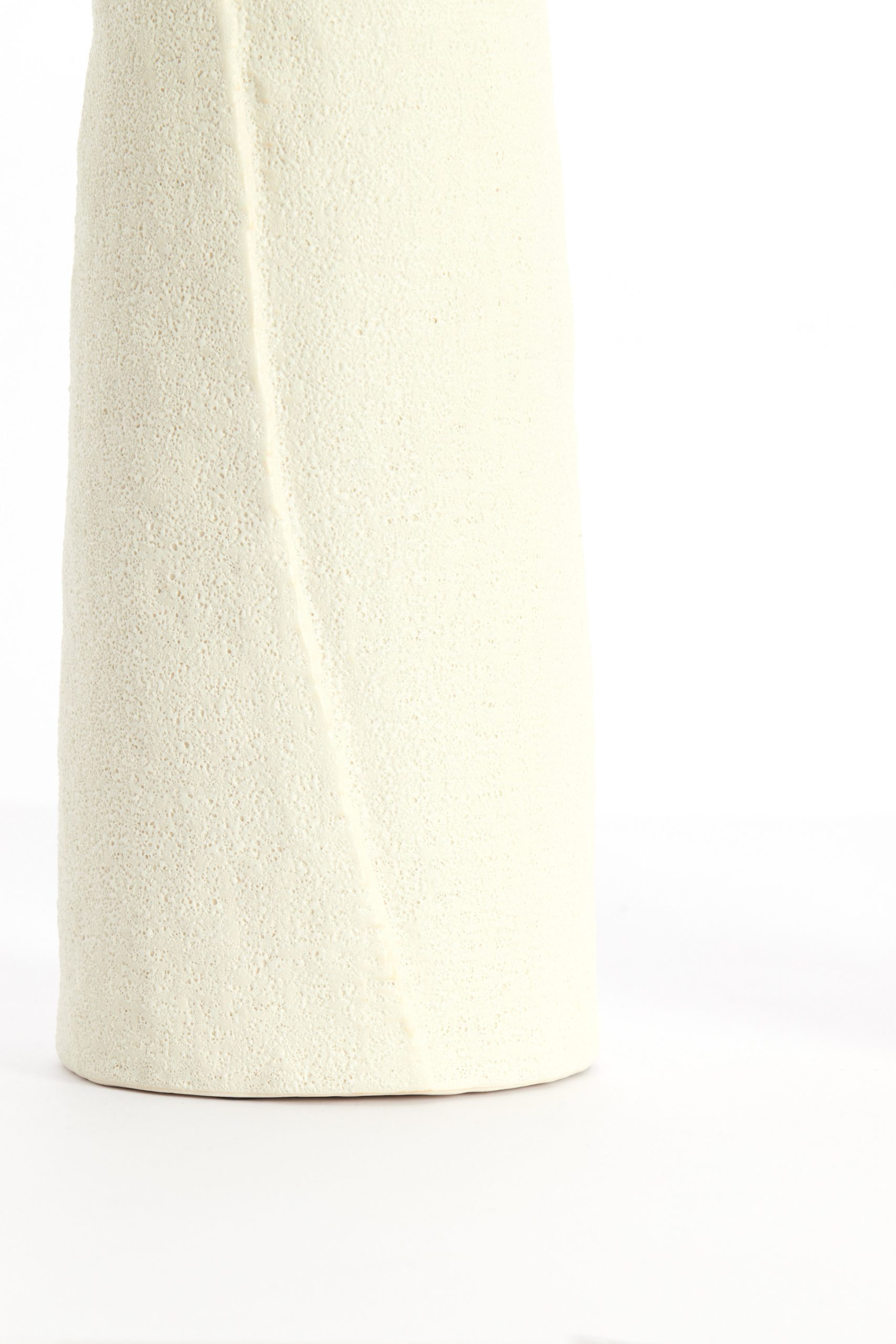 Light & Living Vaas deco Ø12x55,5 cm SETIMMO keramiek mat crème