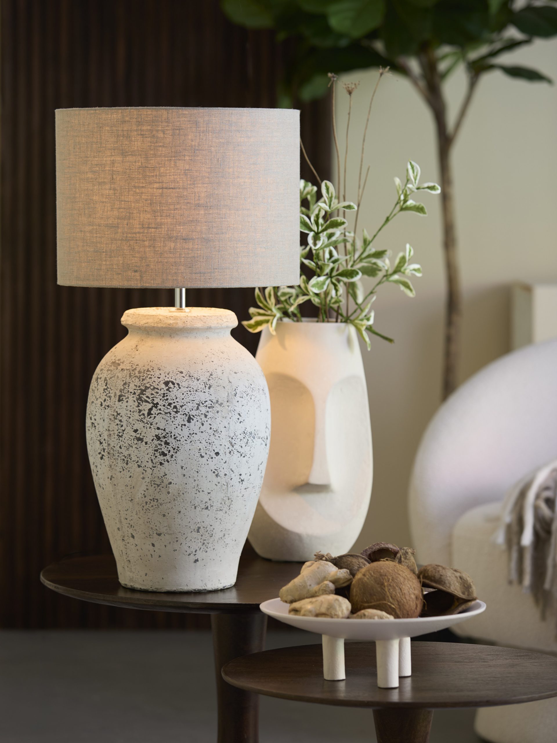 Light & Living Lampvoet Ø28x50 cm VULSINI antiek grijs