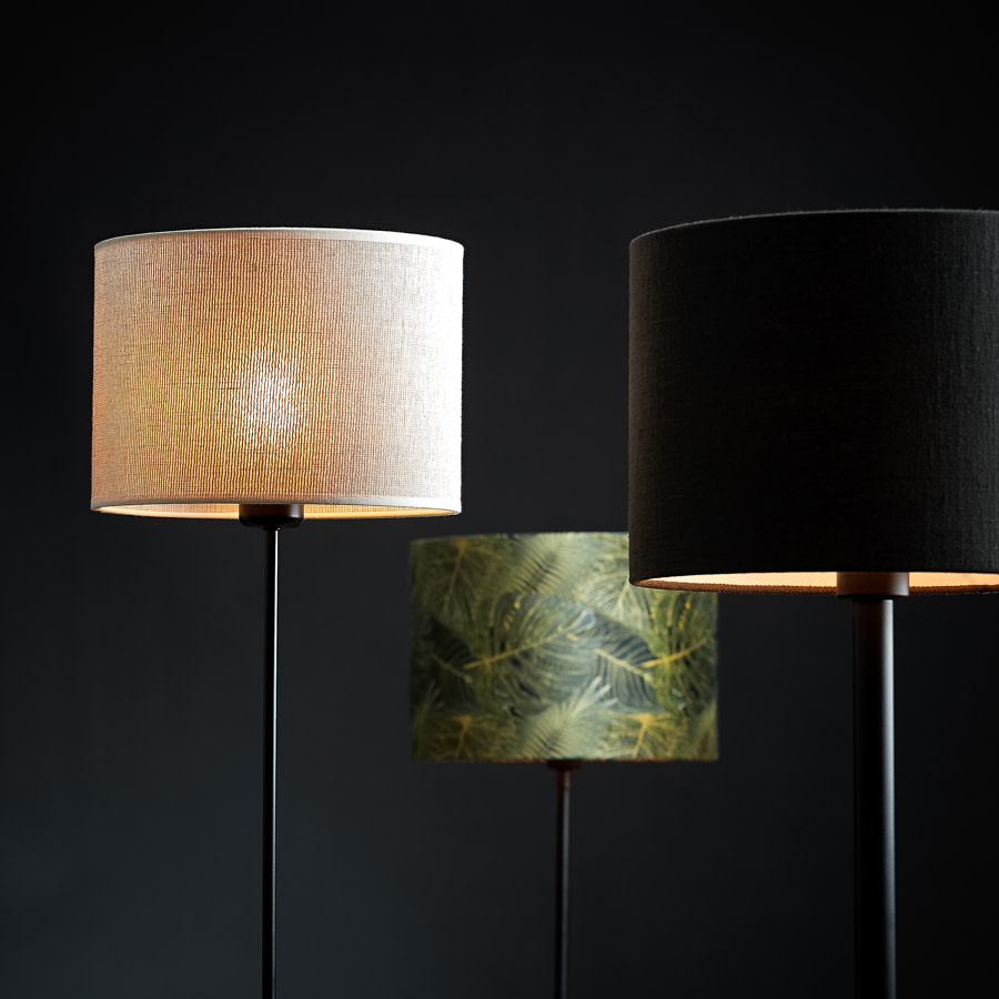 Light & Living Kap cilinder 25-25-18 cm BRESKA parel wit