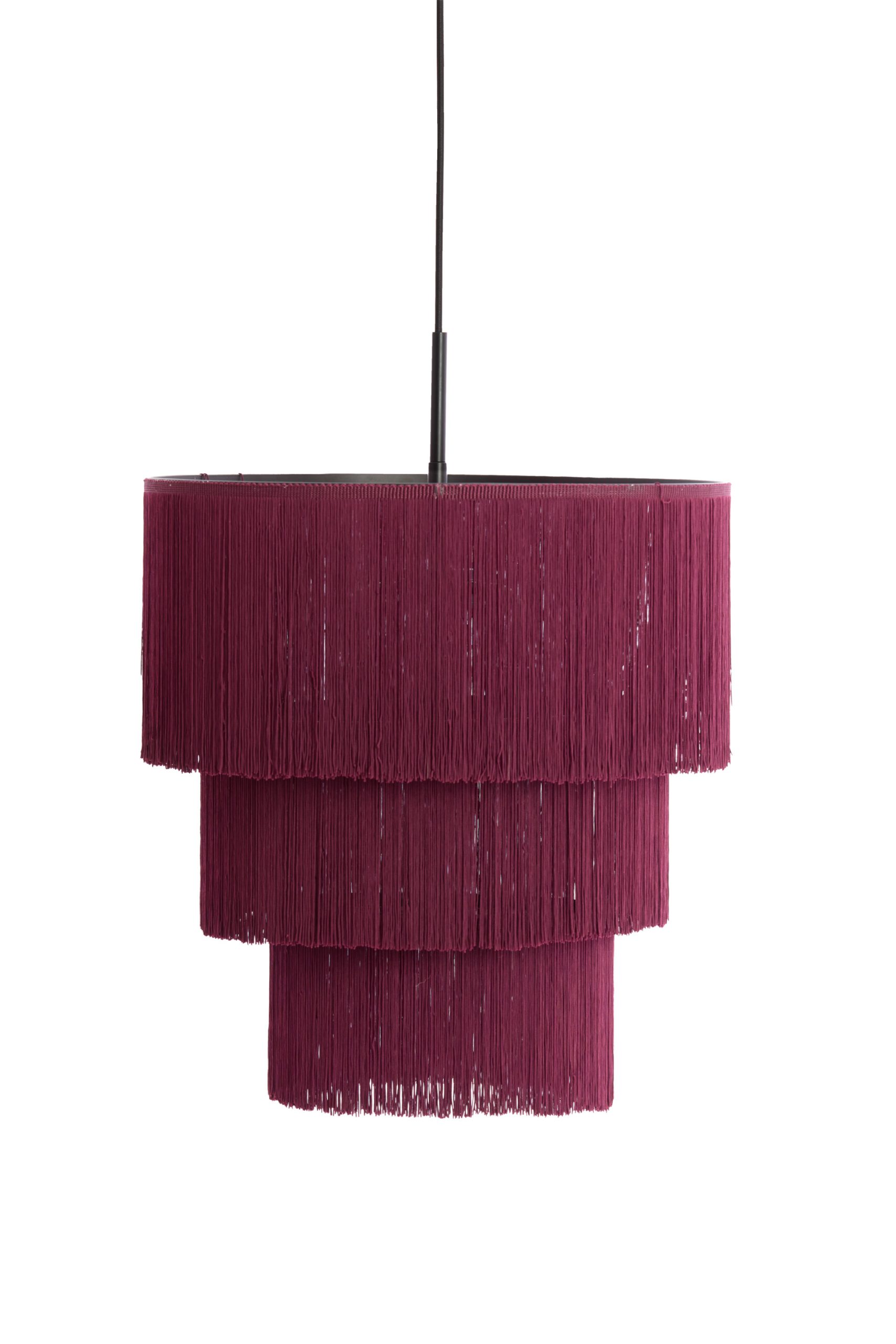 Light & Living Hanglamp 3L Ø45x50 cm MALAIKA donker paars