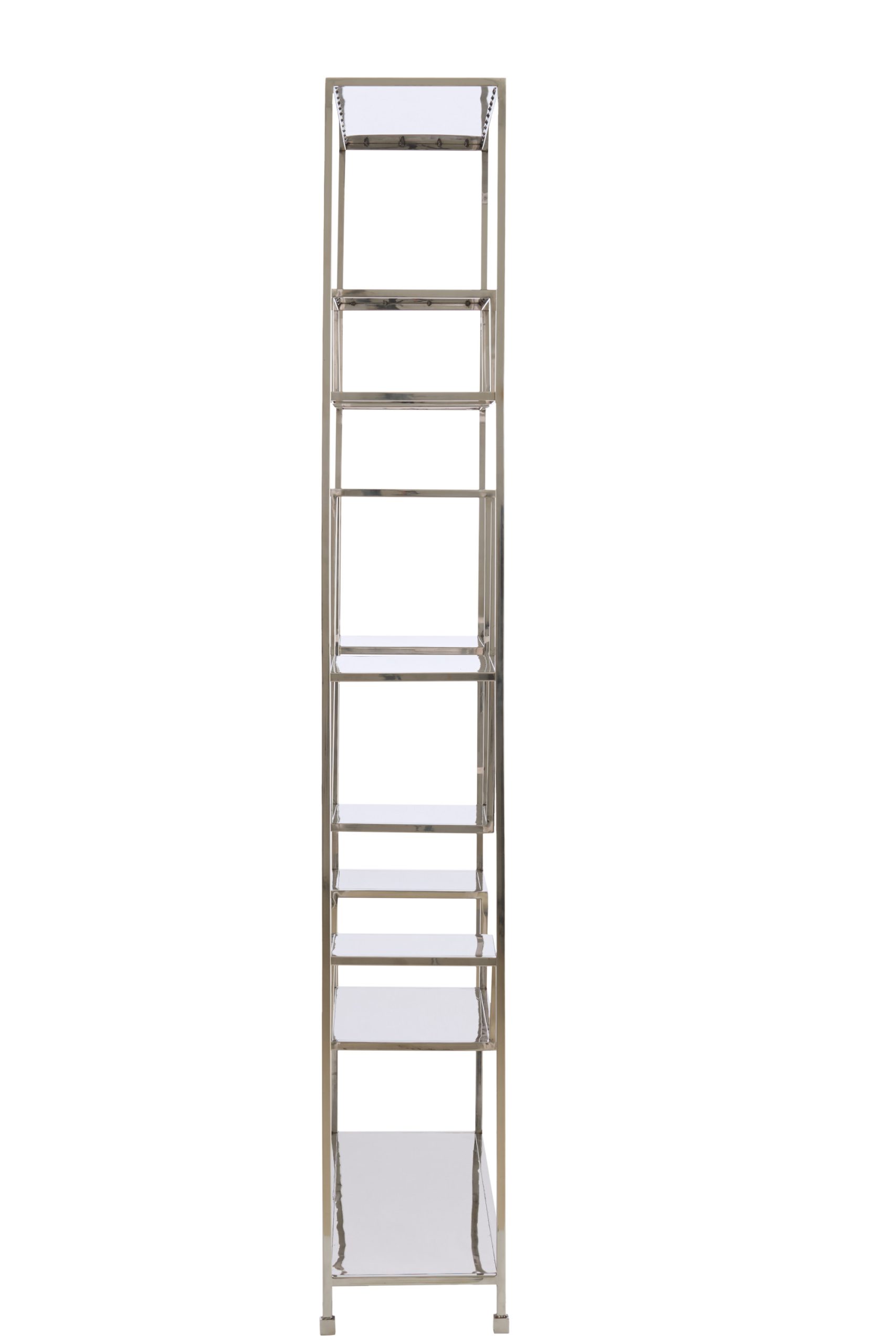 Light & Living Kast open 100x30x205 cm REZINA nikkel
