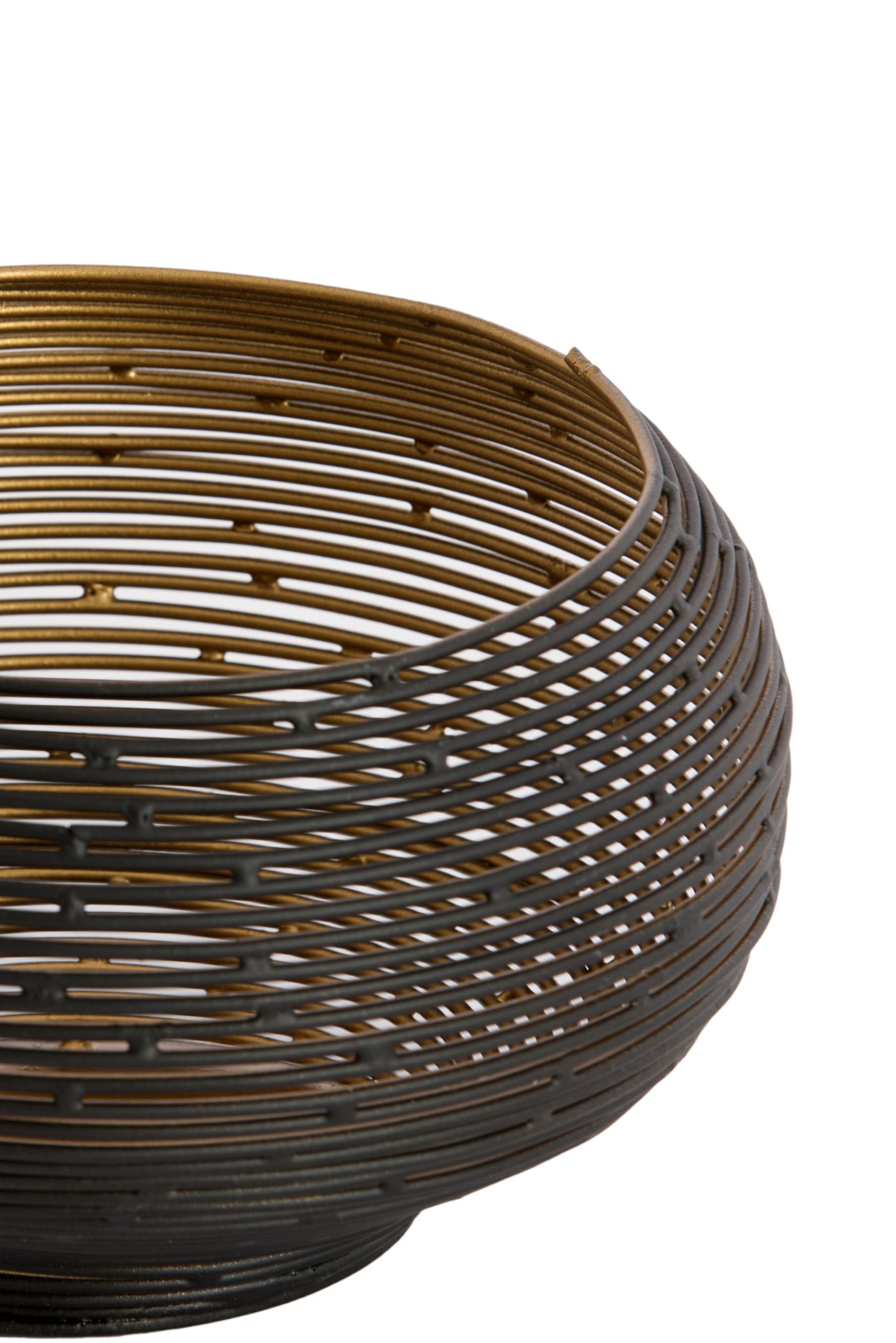 Light & Living Theelicht Ø12x8 cm URBINO mat zwart+goud