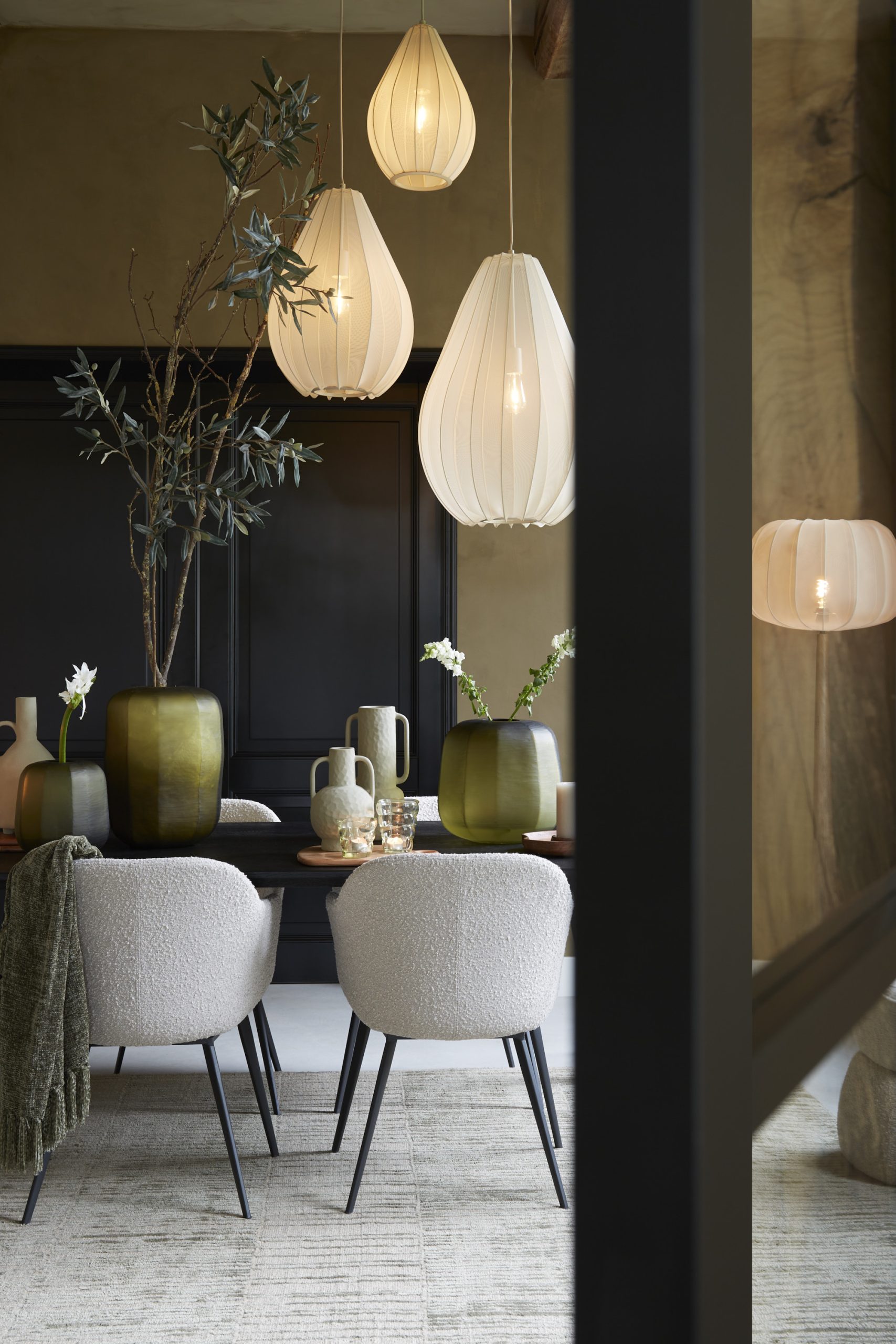 Light & Living Hanglamp Ø28x40 cm ITELA zand