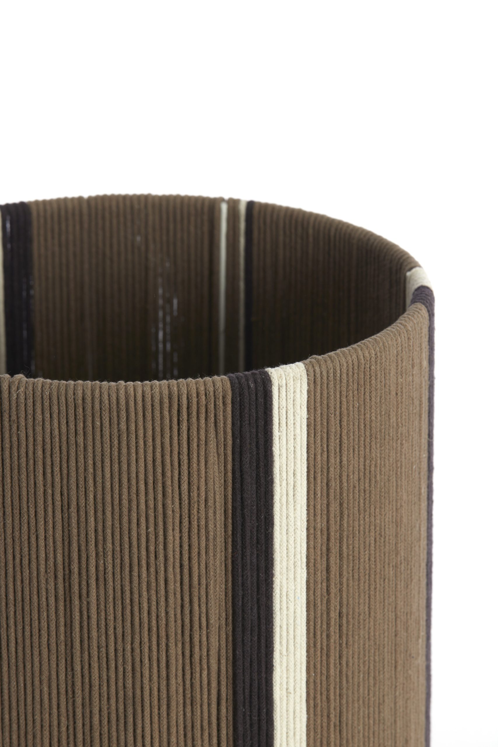 Light & Living Kap cilinder 25-25-36 cm MEDAN bruin+crème+donker bruin