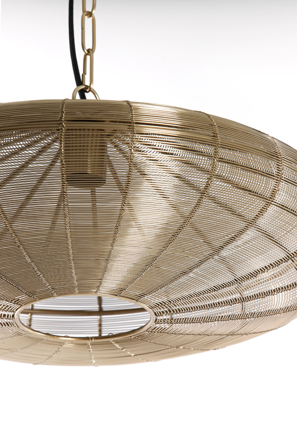 Light & Living Hanglamp Ø51x20 cm BAHOTO licht goud