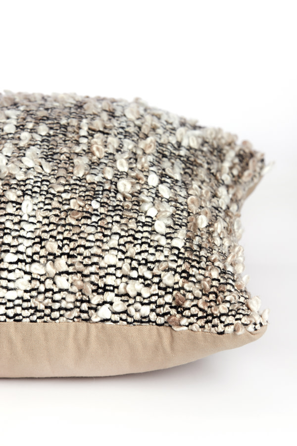 Light & Living Kussen 45x45 cm MEZOKI bouclé bruin