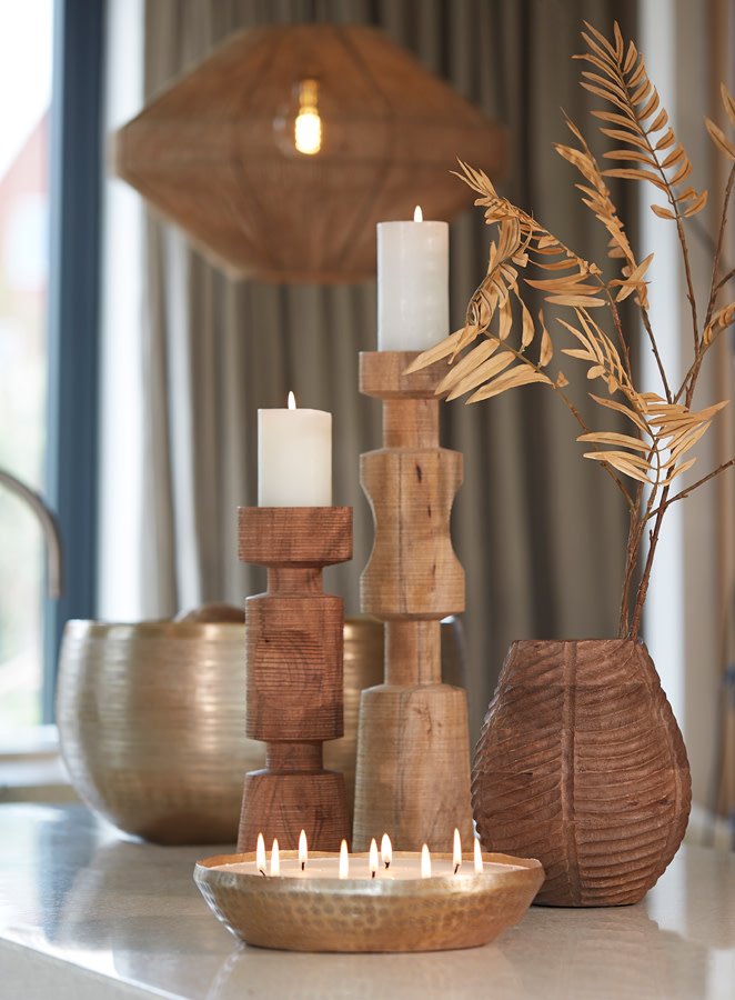 Light & Living Hanglamp Ø60x37 cm MALLOW jute naturel