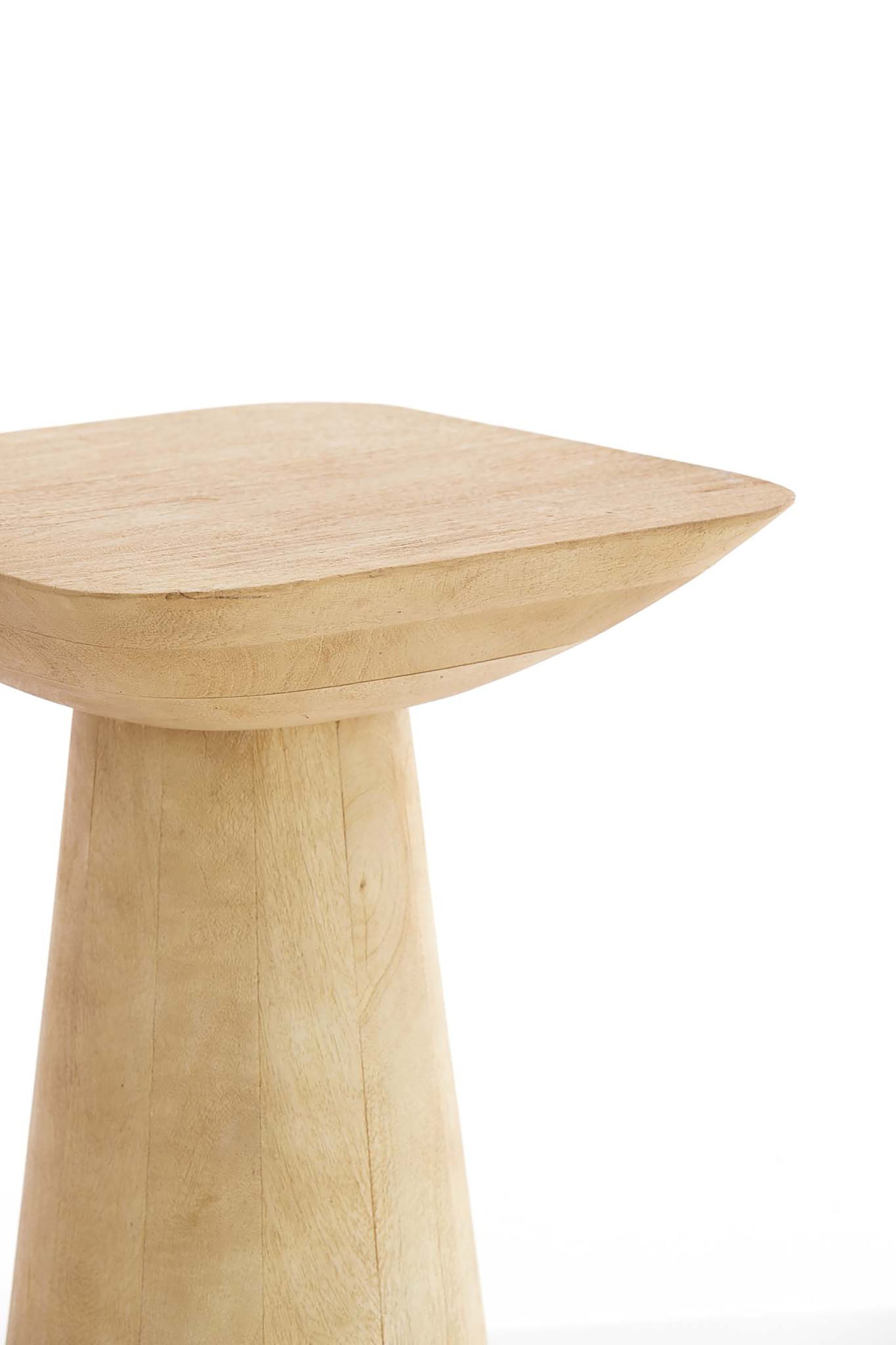 Light & Living Bijzettafel 33x33x53 cm DEGO mat naturel