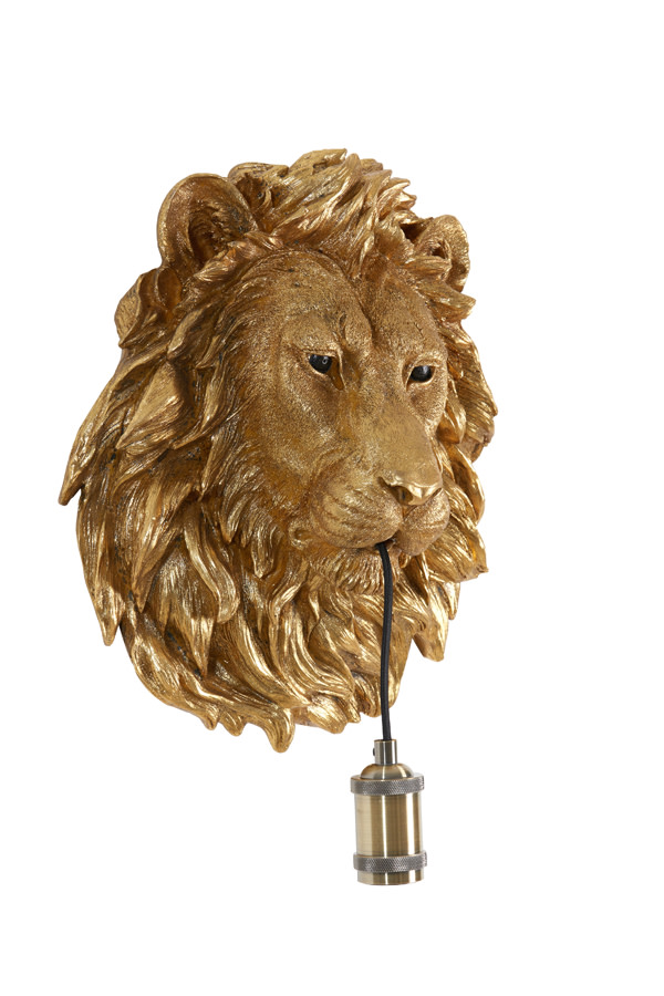 Light & Living Wandlamp 33,5x19x40,5 cm LION antiek brons