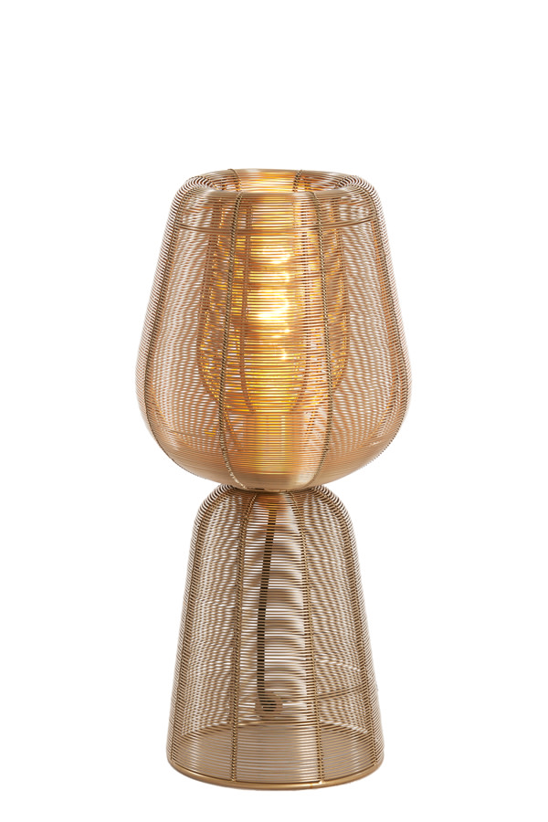 Light & Living Tafellamp Ø18x42 cm ABOSO licht goud