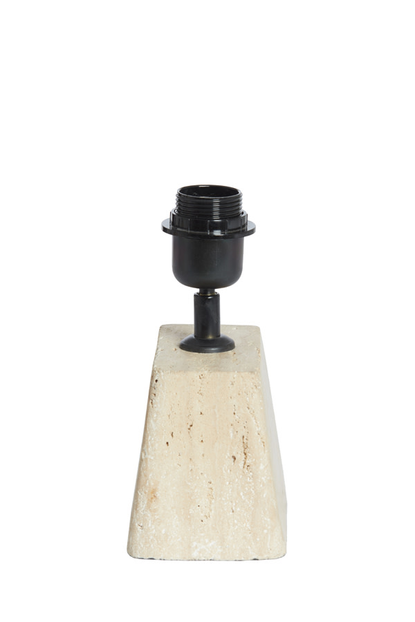 Light & Living Lampvoet 16x10x21 cm KARDAN travertin zand