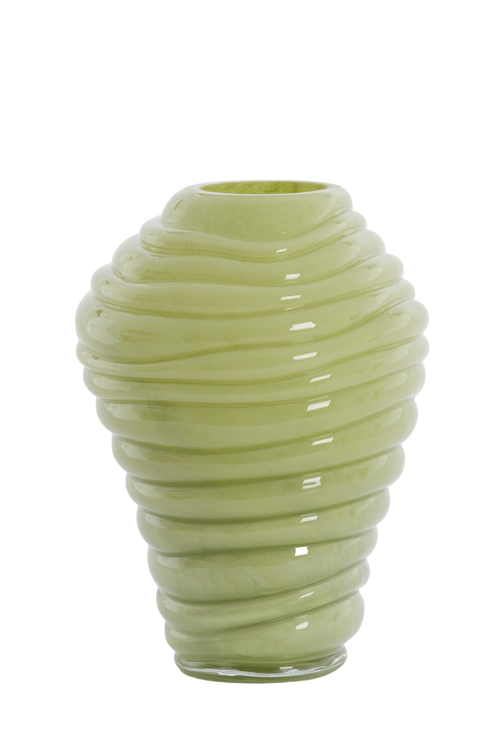 Light & Living Vaas Ø18x25 cm FENLOR glas licht groen