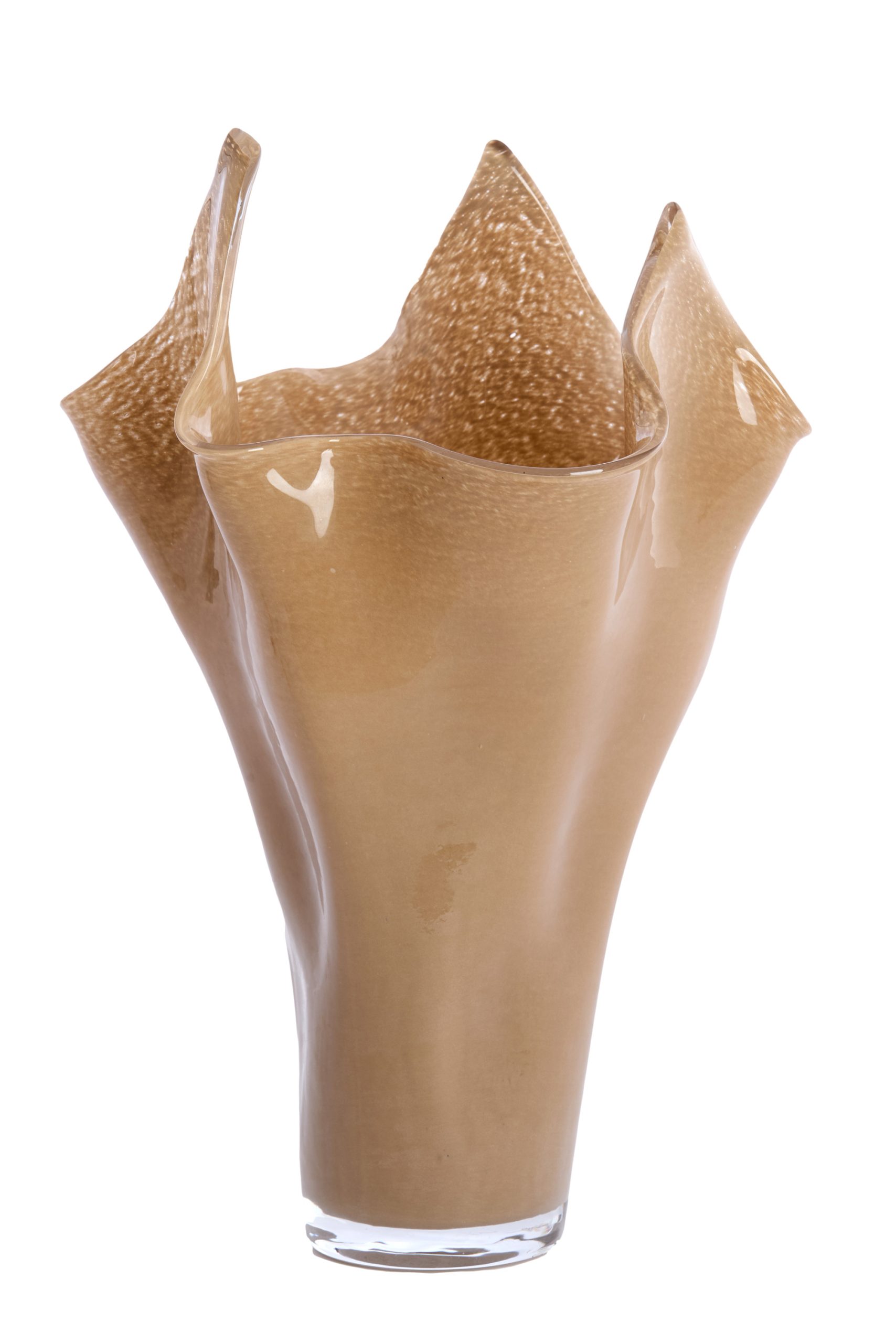 Light & Living Vaas Ø42x53 cm AIORA glas melk beige