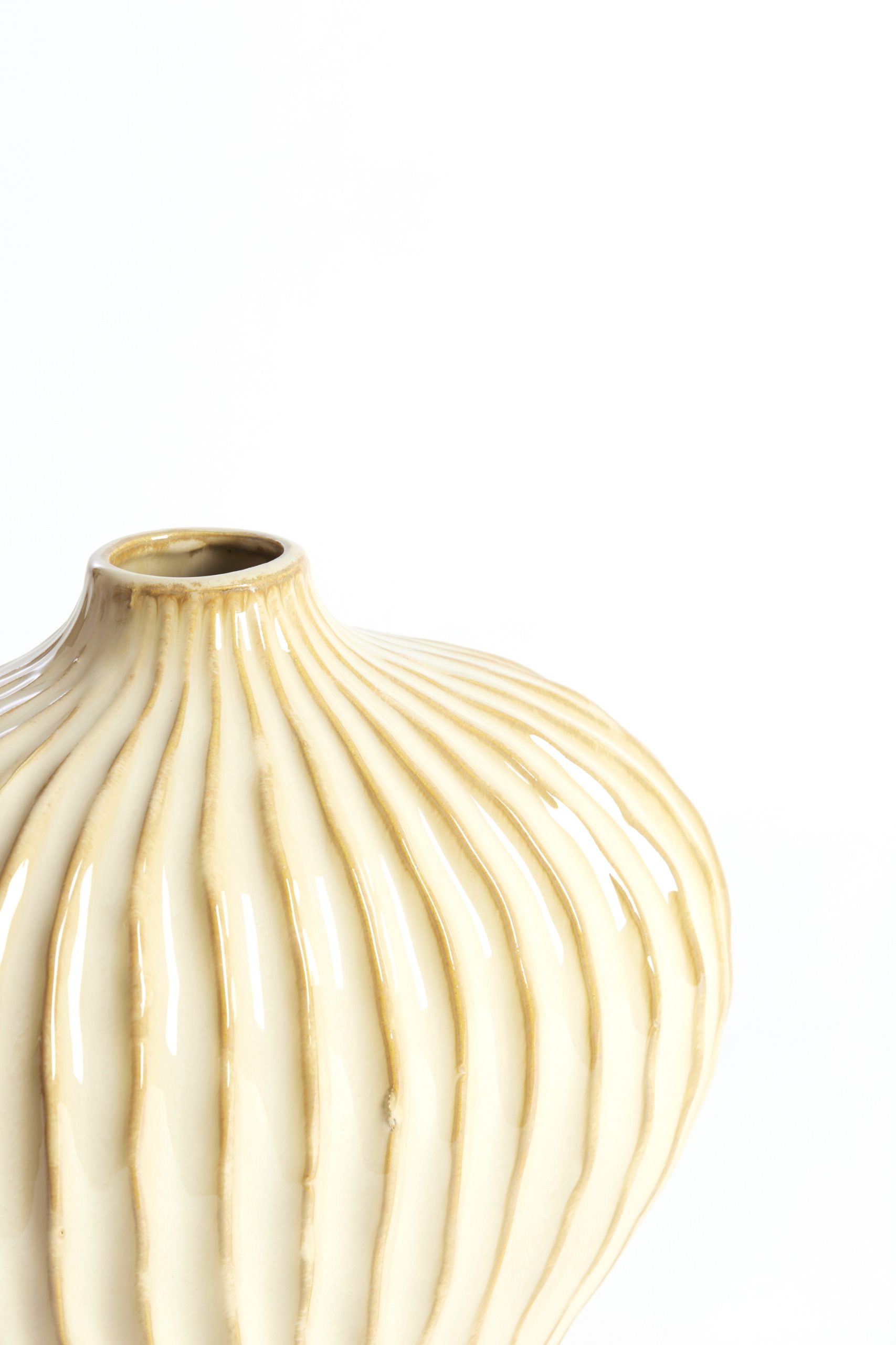Light & Living Vaas deco 30x16x25 cm LORITO keramiek zand-beige