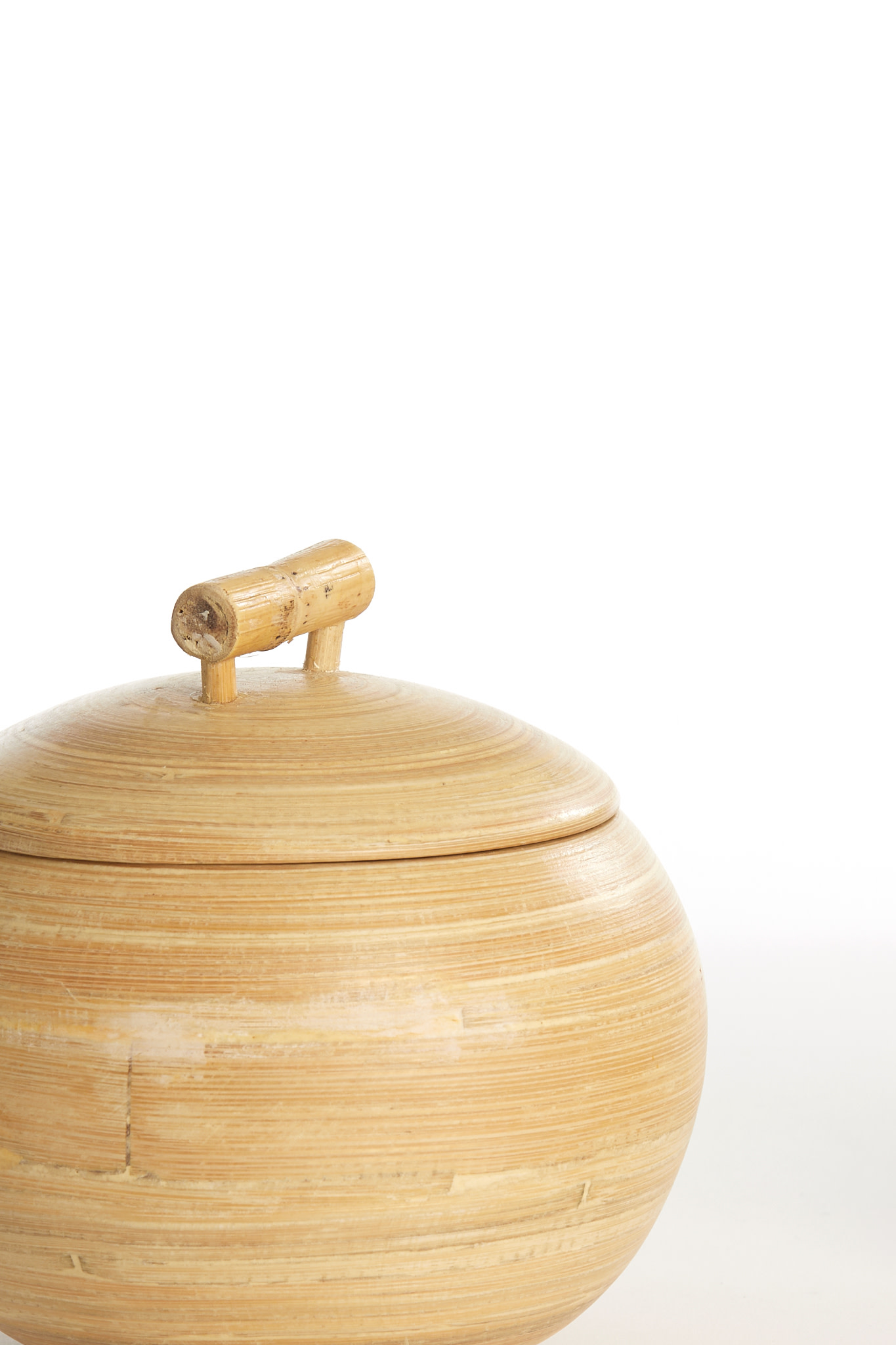 Light & Living Pot deco Ø13x12 cm MACEO bamboe naturel