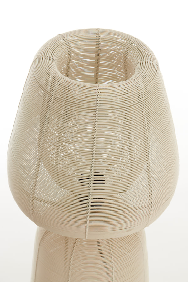 Light & Living Tafellamp Ø24x54 cm ABOSO crème