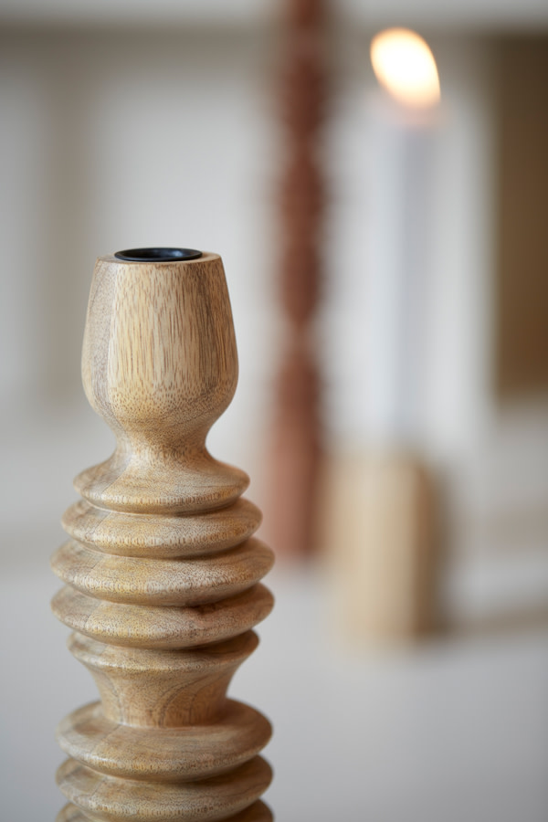 Light & Living Kandelaar Ø7,5x36 cm AFIFE hout naturel