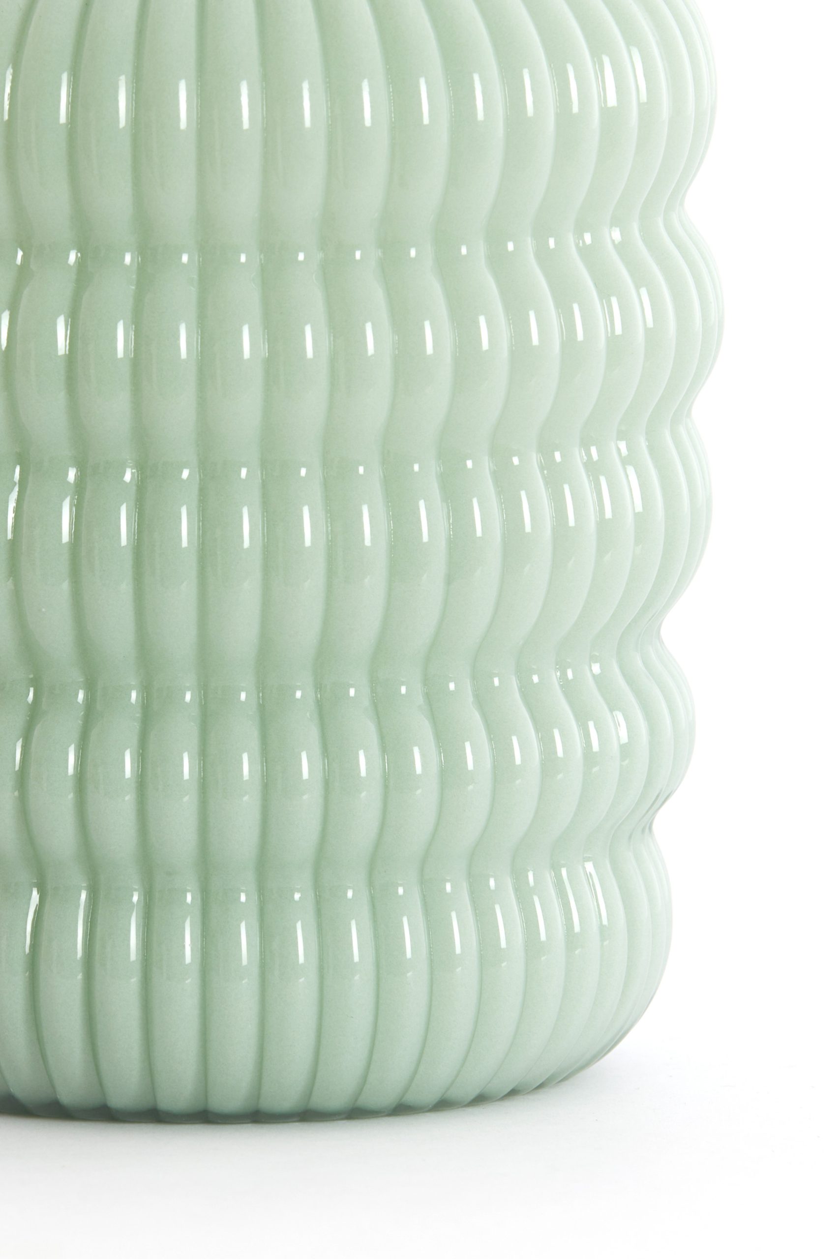 Light & Living Vaas Ø13,5x20,5 cm LUNETTE glas mint