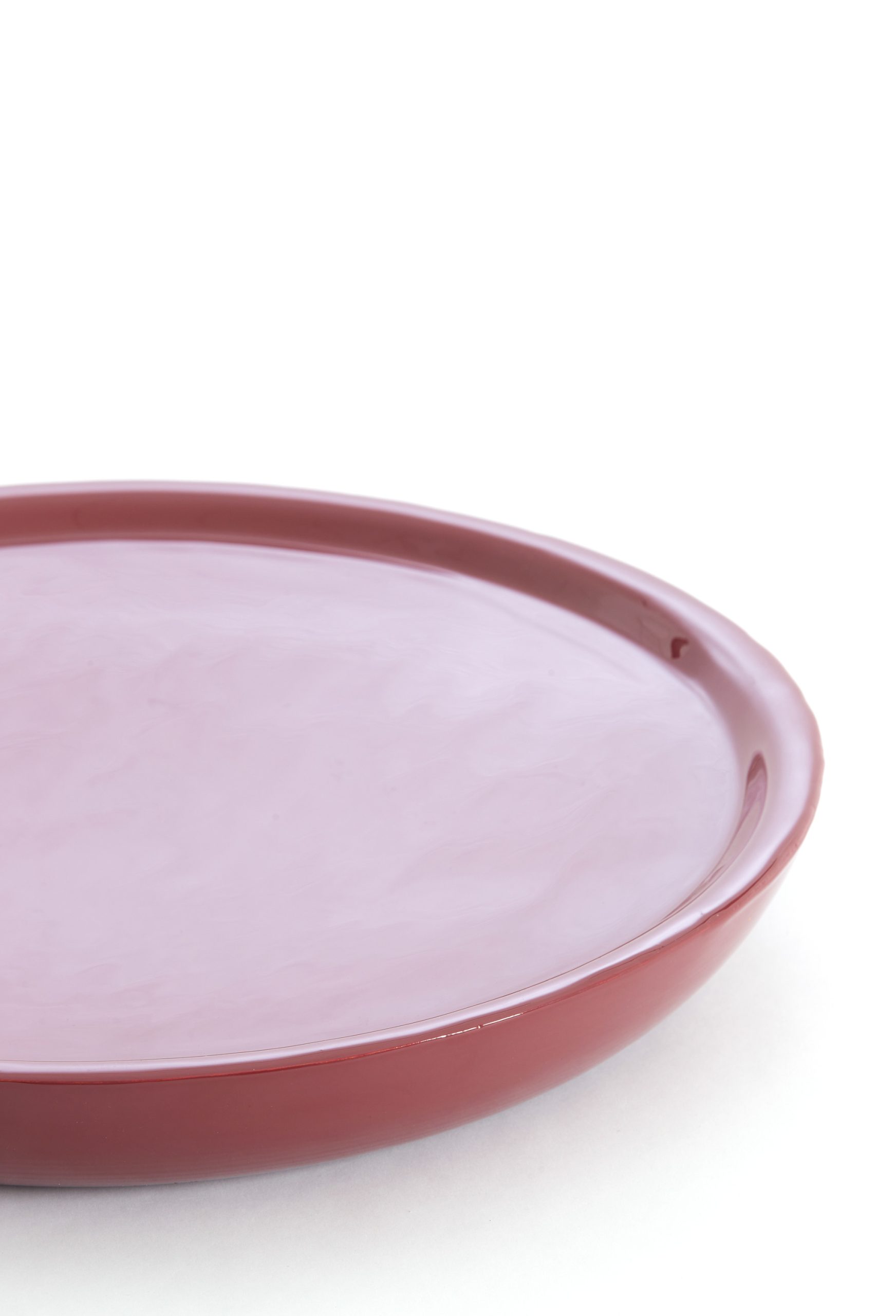 Light & Living Schaal Ø42x5 cm ADA glans bordeaux