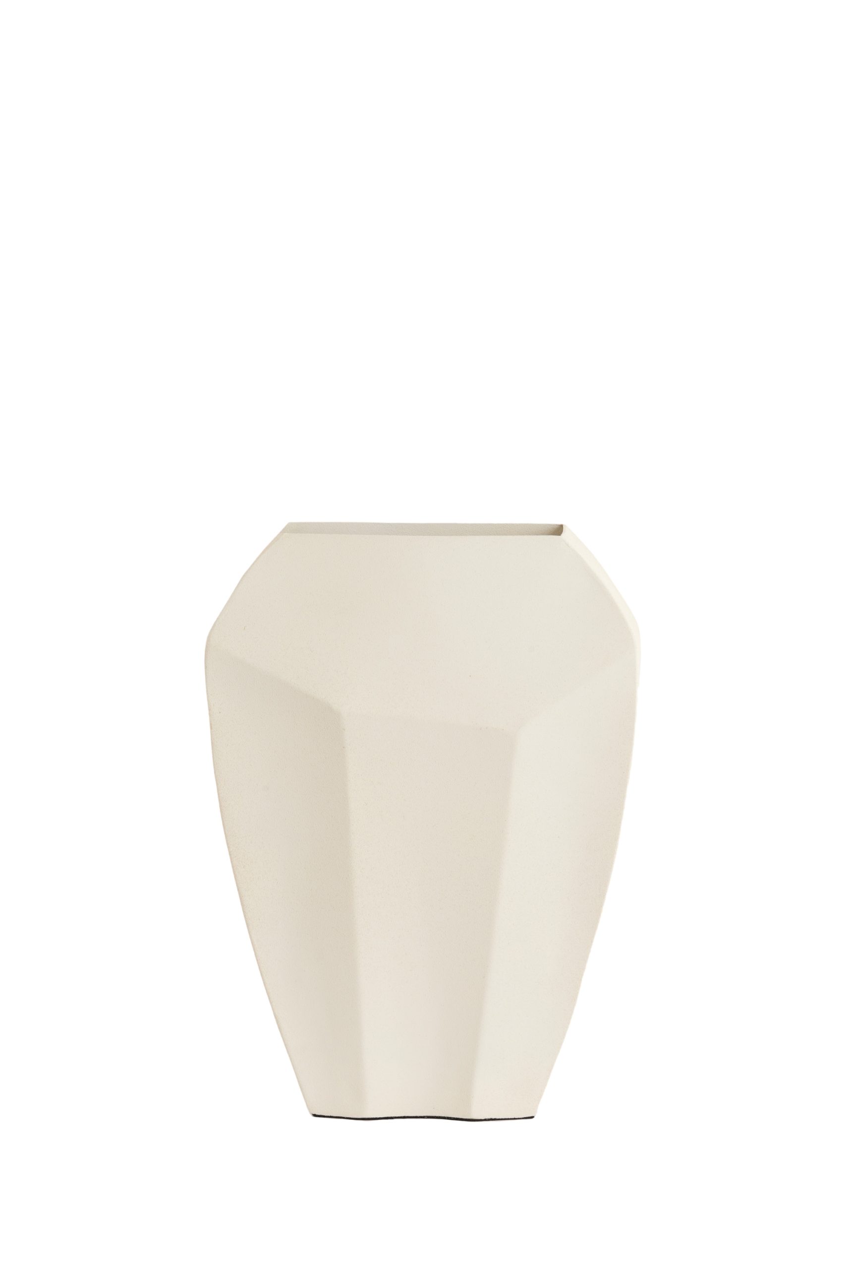 Light & Living Vaas deco 25x11x34 cm CORDOBA mat crème