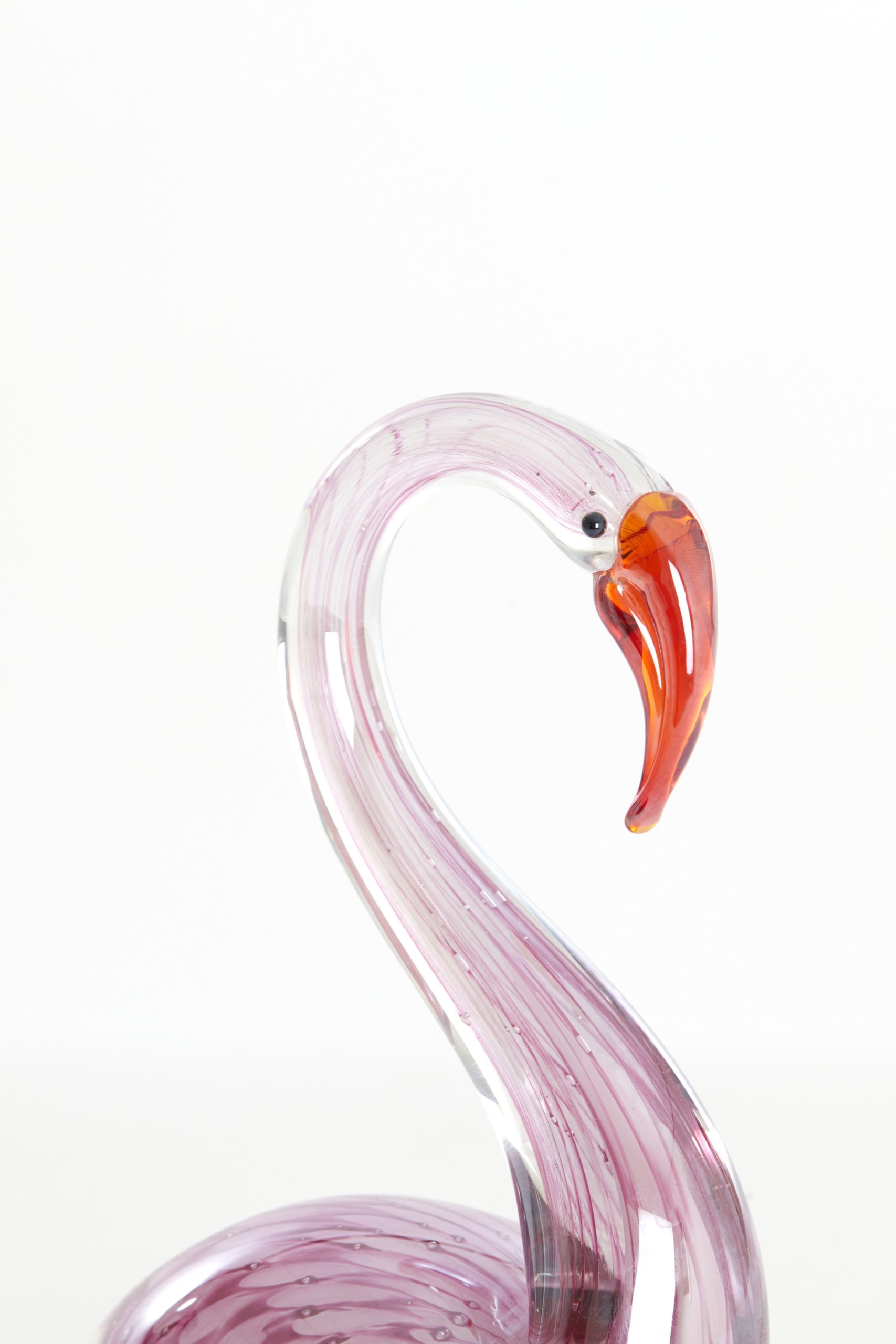 Light & Living Ornament 13x8x20 cm SWAN glas roze