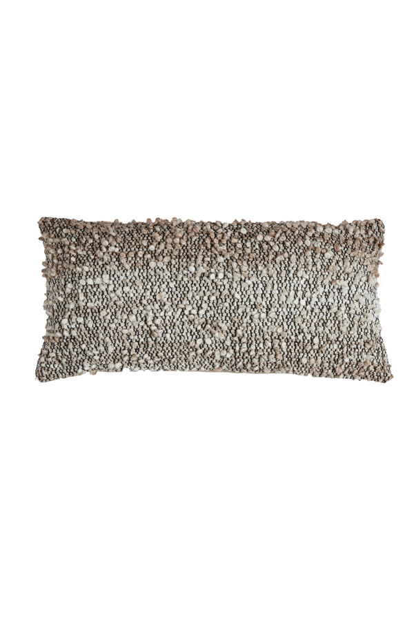 Light & Living Kussen 60x30 cm MEZOKI bouclé bruin