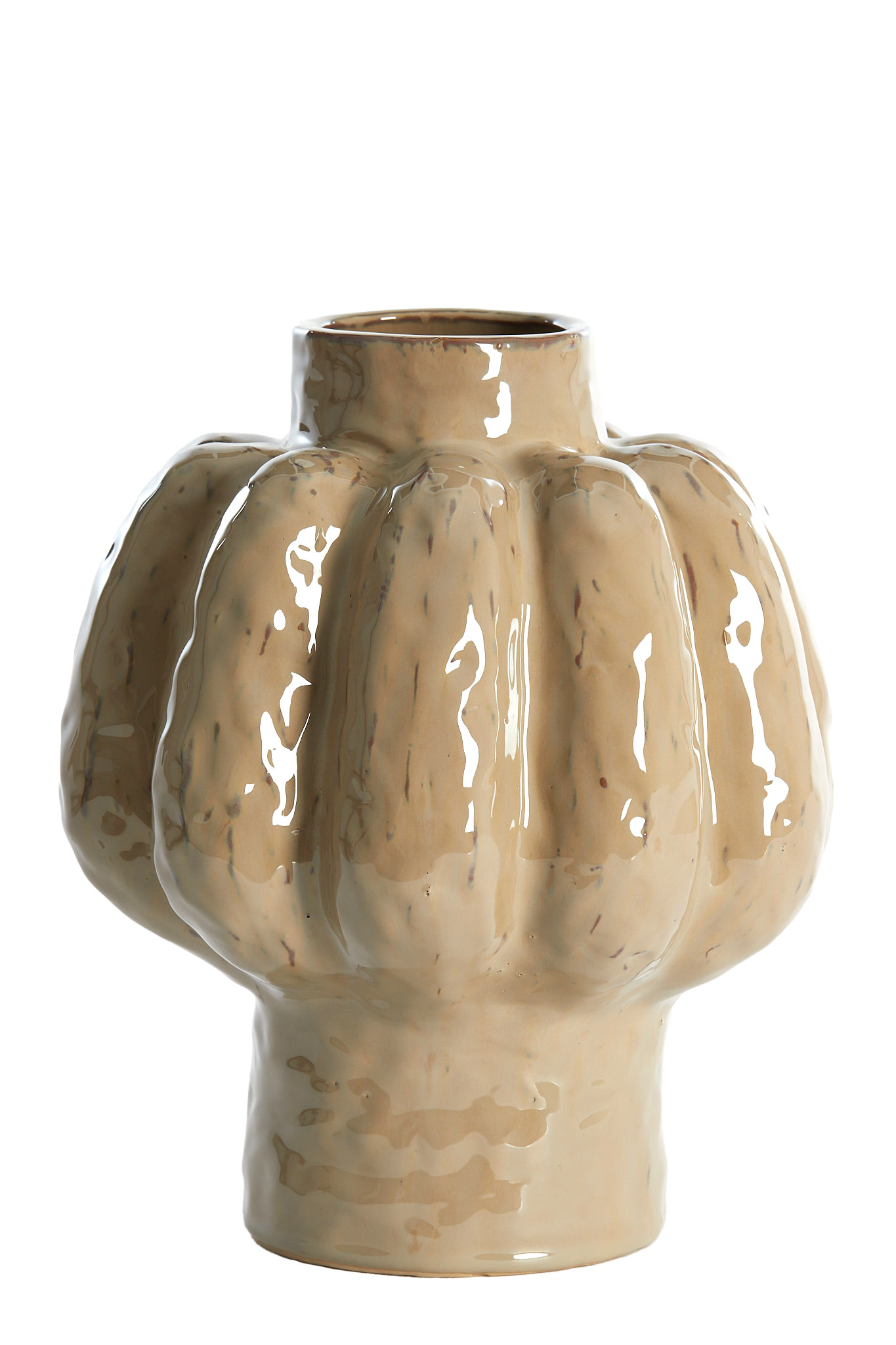 Light & Living Vaas deco Ø25x29 cm ALIVERI keramiek taupe