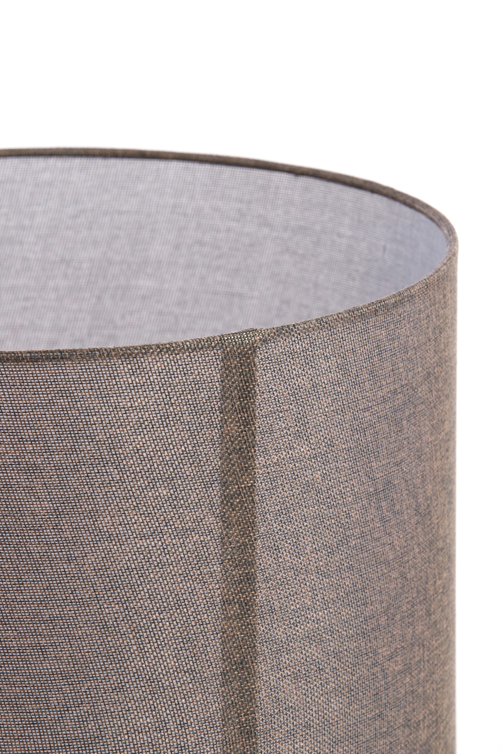 Light & Living Kap cilinder 40-40-30 cm BRANFO linnen donker bruin