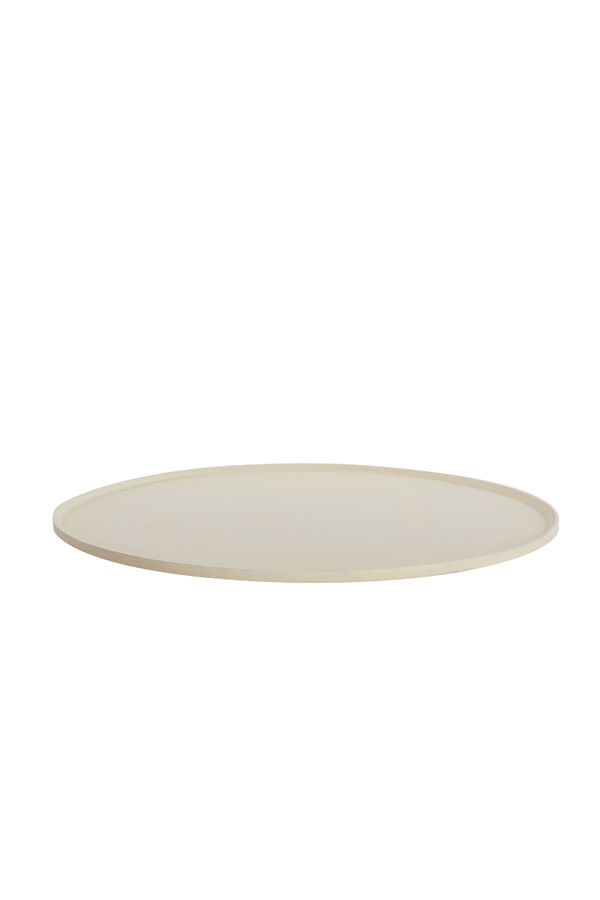 Light & Living Schaal Ø60x1,5 cm MAES crème