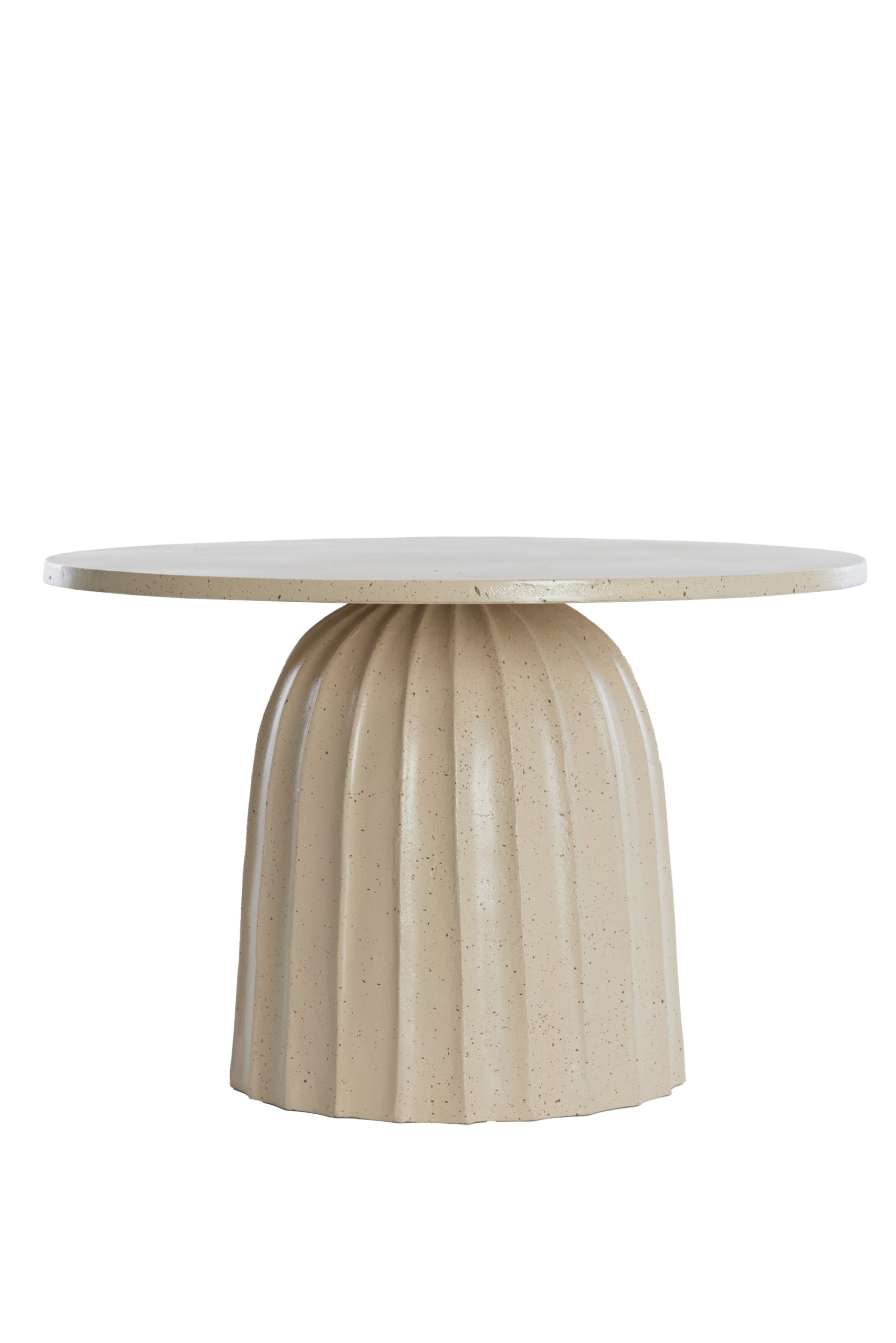 Light & Living Bijzettafel Ø60x38 cm VEGLIA mat zand+licht bruin gespikkeld