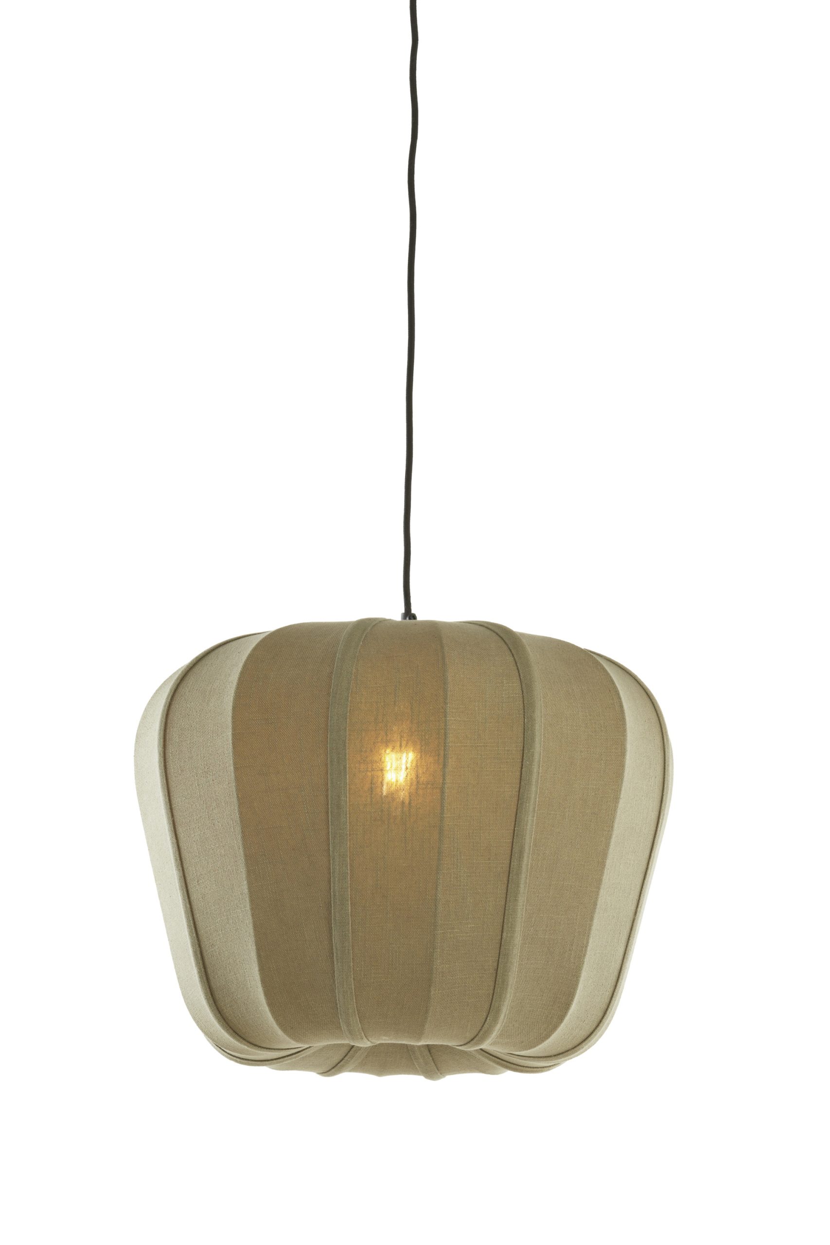 Light & Living Hanglamp Ø49,5x38 cm ZUBEDO olijf groen