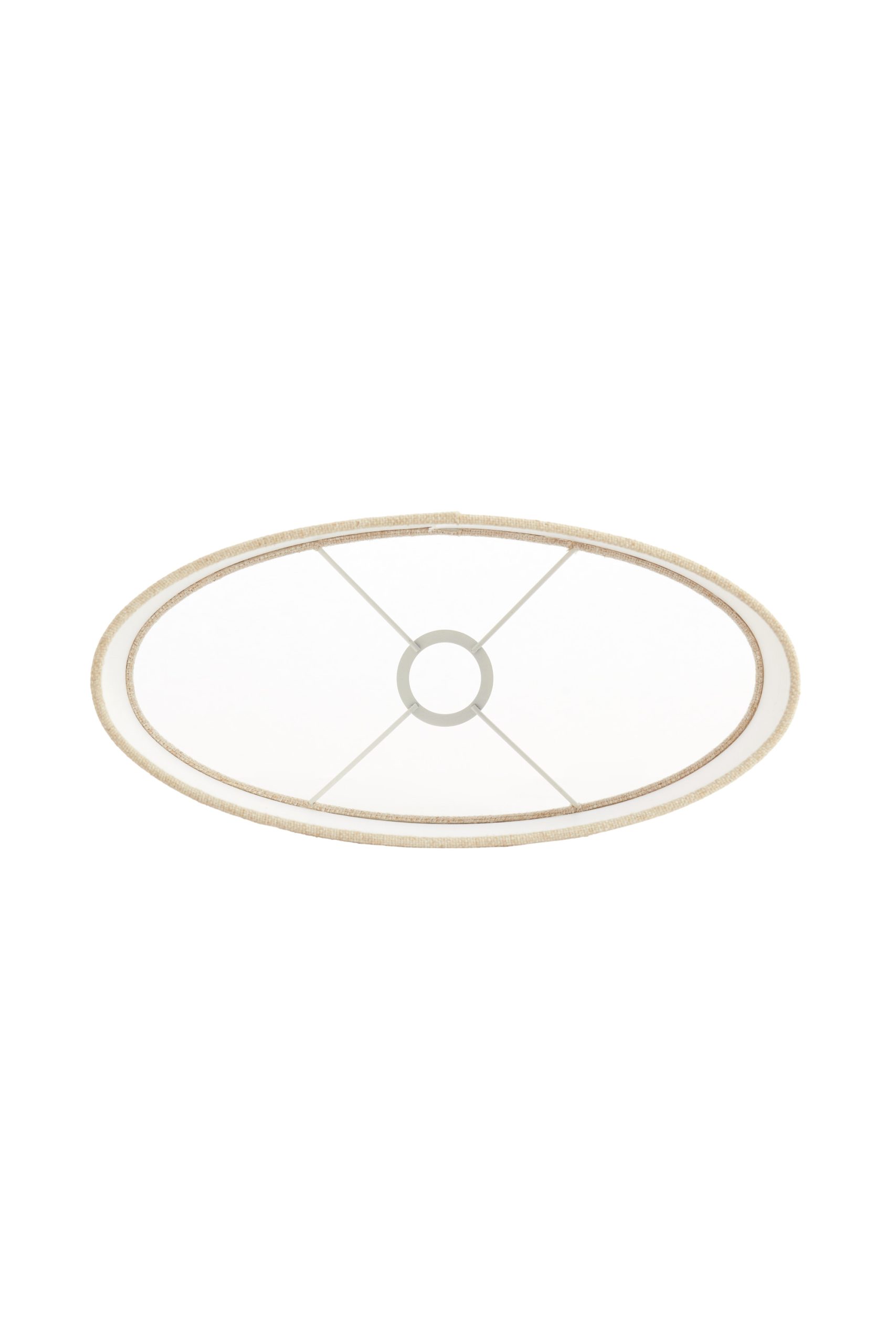 Light & Living Kap ovaal recht smal 45-21-32 cm LIVIGNO naturel