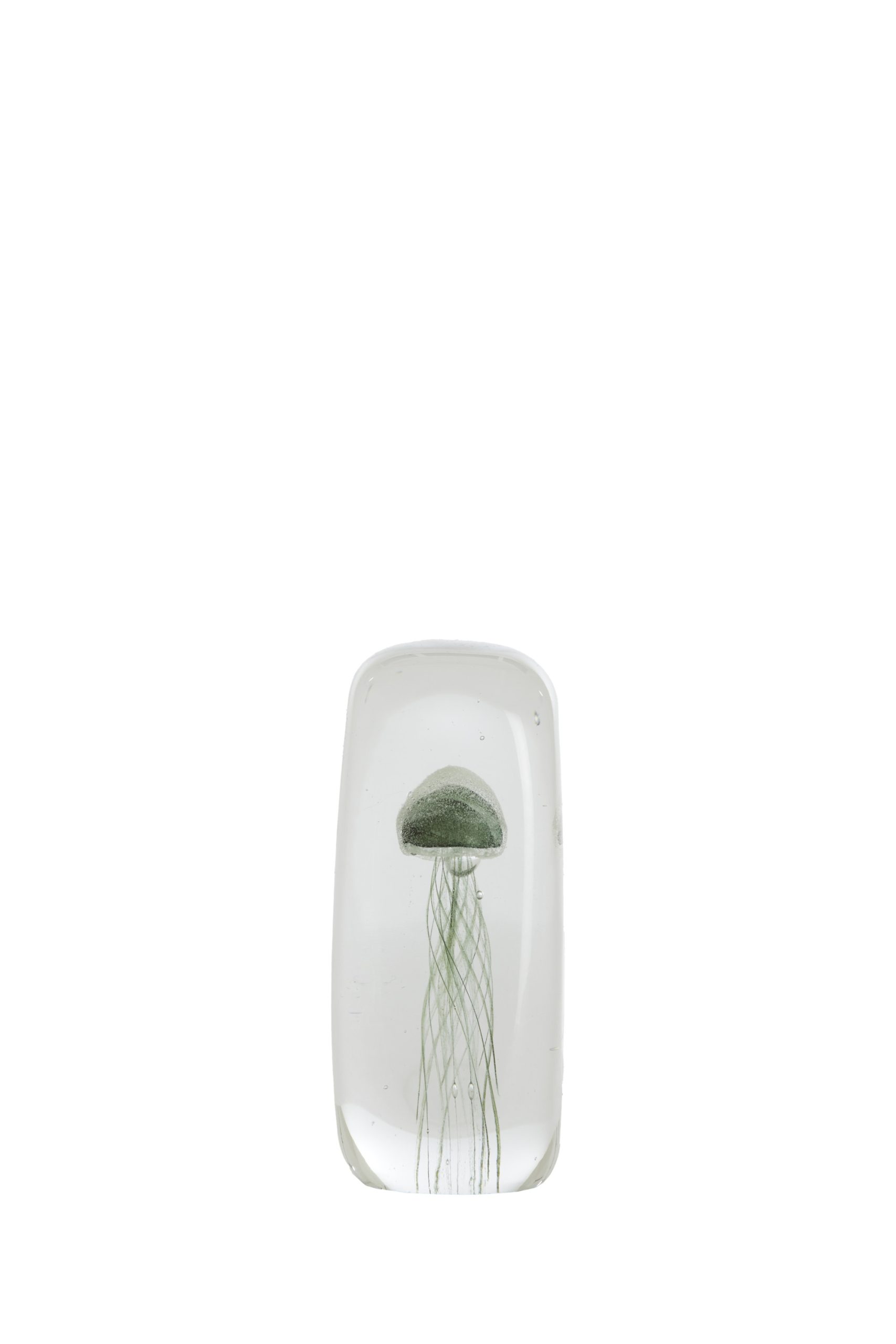 Light & Living Ornament 5,5x5,5x13 cm JELLYFISH glas donker groen