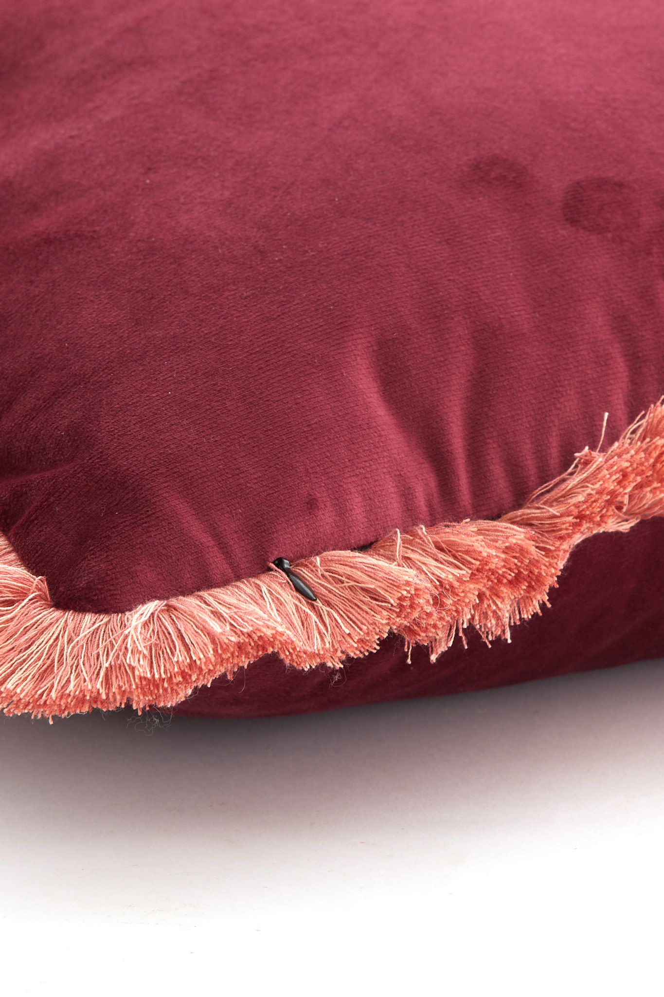 Light & Living Kussen 60x30 cm LIENA velvet bordeaux-licht roze