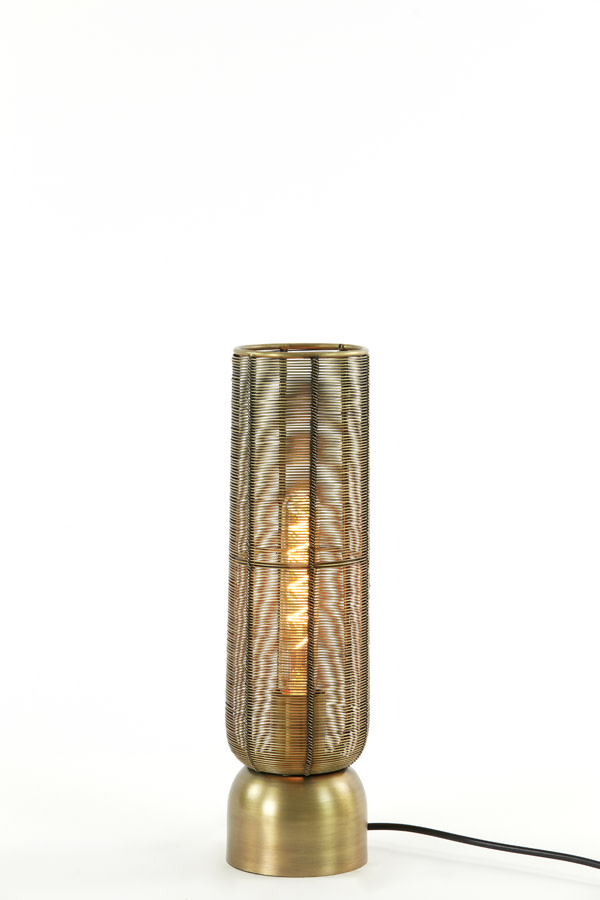Light & Living Tafellamp Ø11x39,5 cm LEZUZA antiek brons