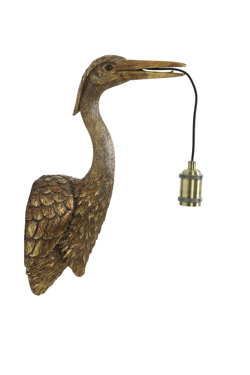 Light & Living Wandlamp 29,5x16x48 cm CRANE antiek brons