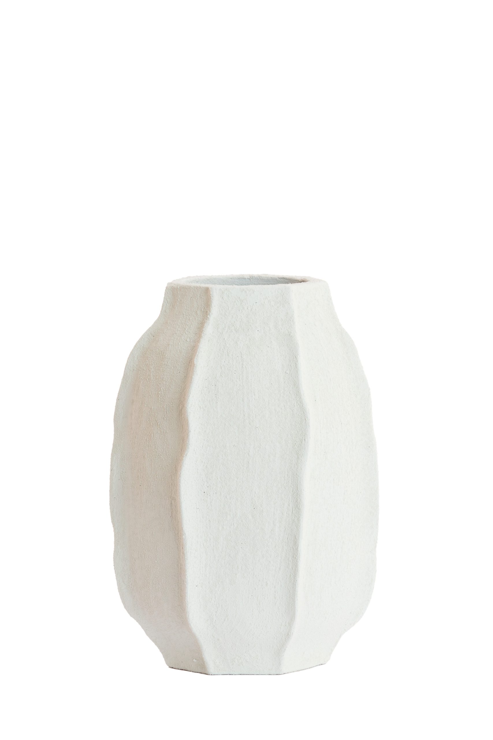 Light & Living Vaas deco Ø29x42 cm SAPHIRA mat wit