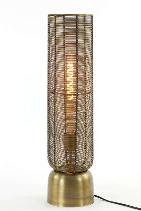 Light & Living Tafellamp Ø15,5x60,5 cm LEZUZA antiek brons