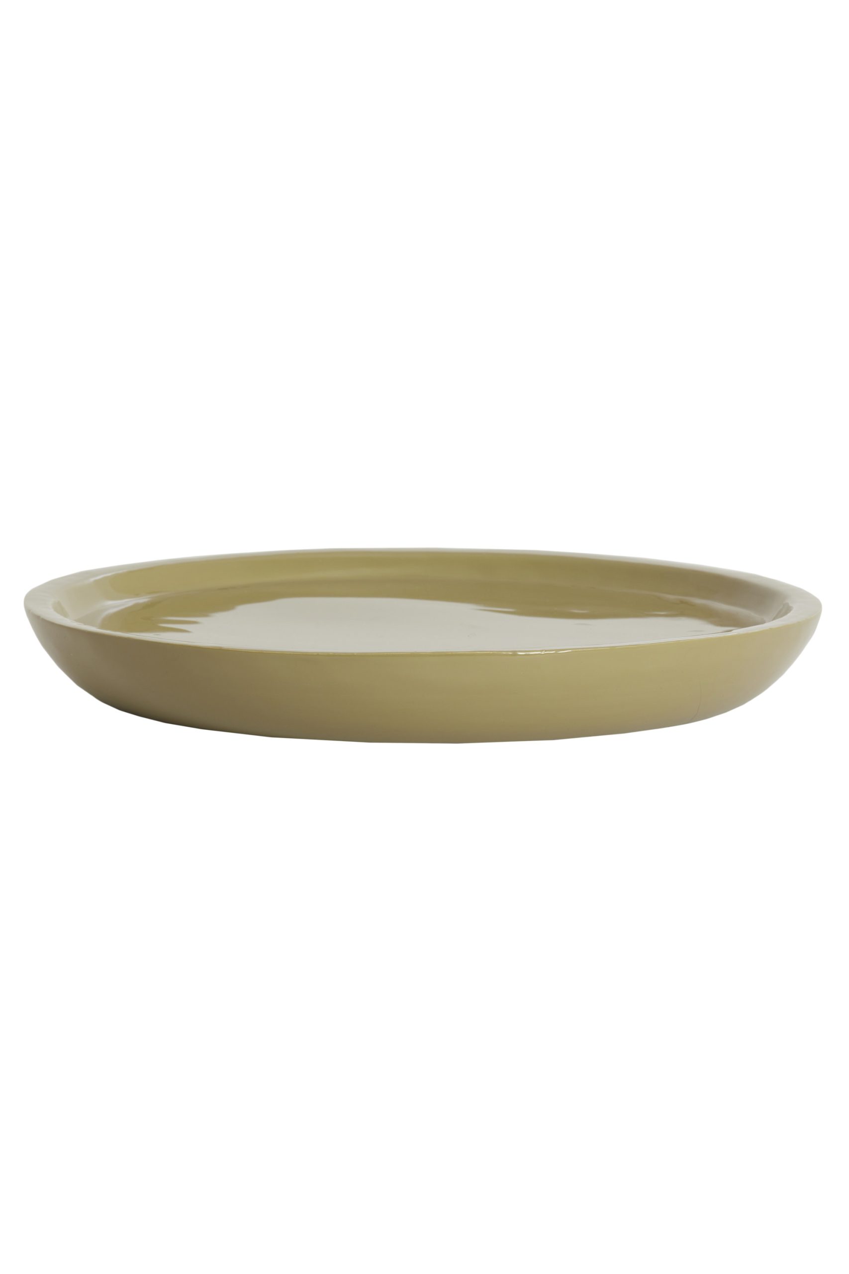 Light & Living Schaal Ø42x5 cm ADA glans taupe