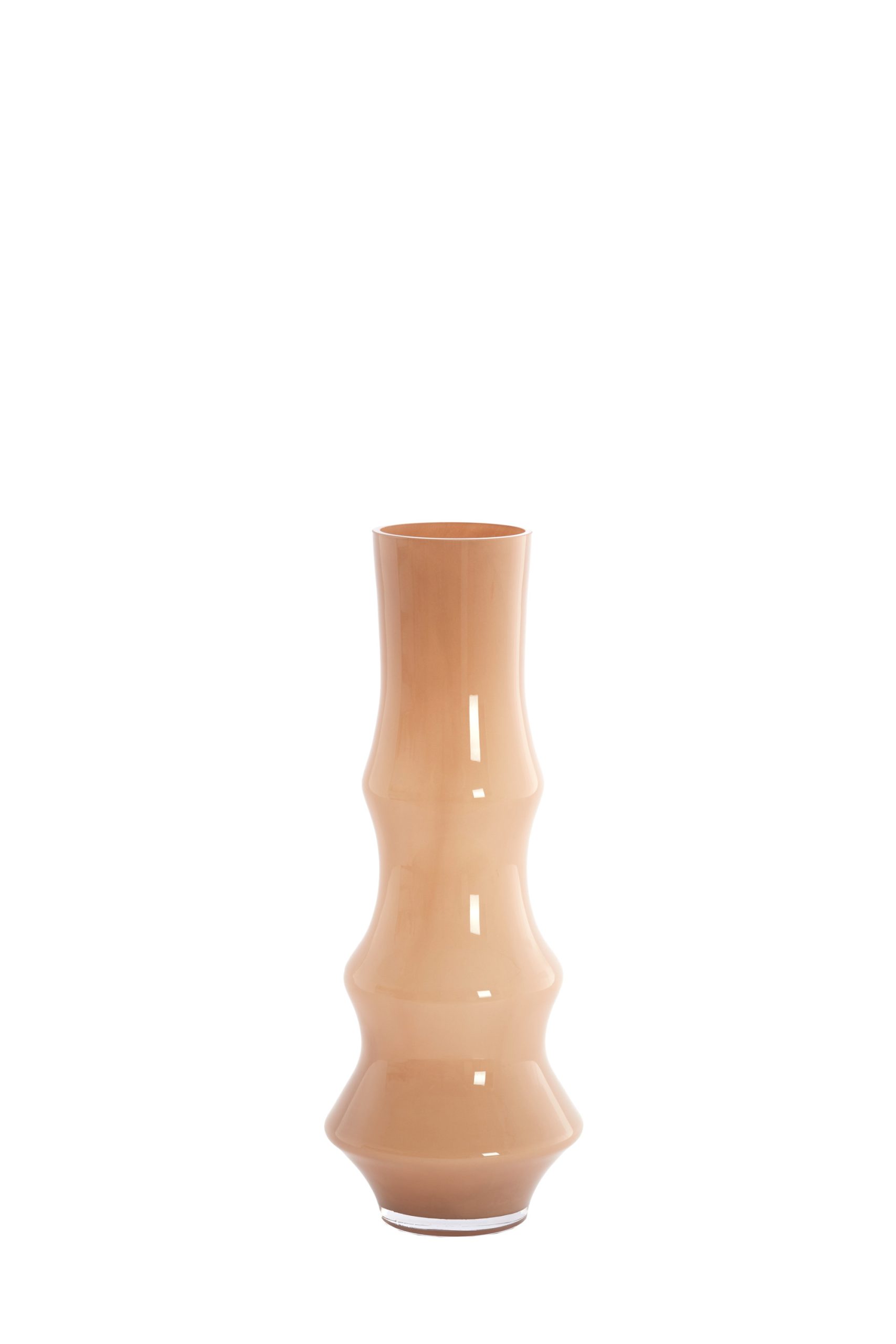 Light & Living Vaas Ø19x50 cm FIORENZA glas karamel