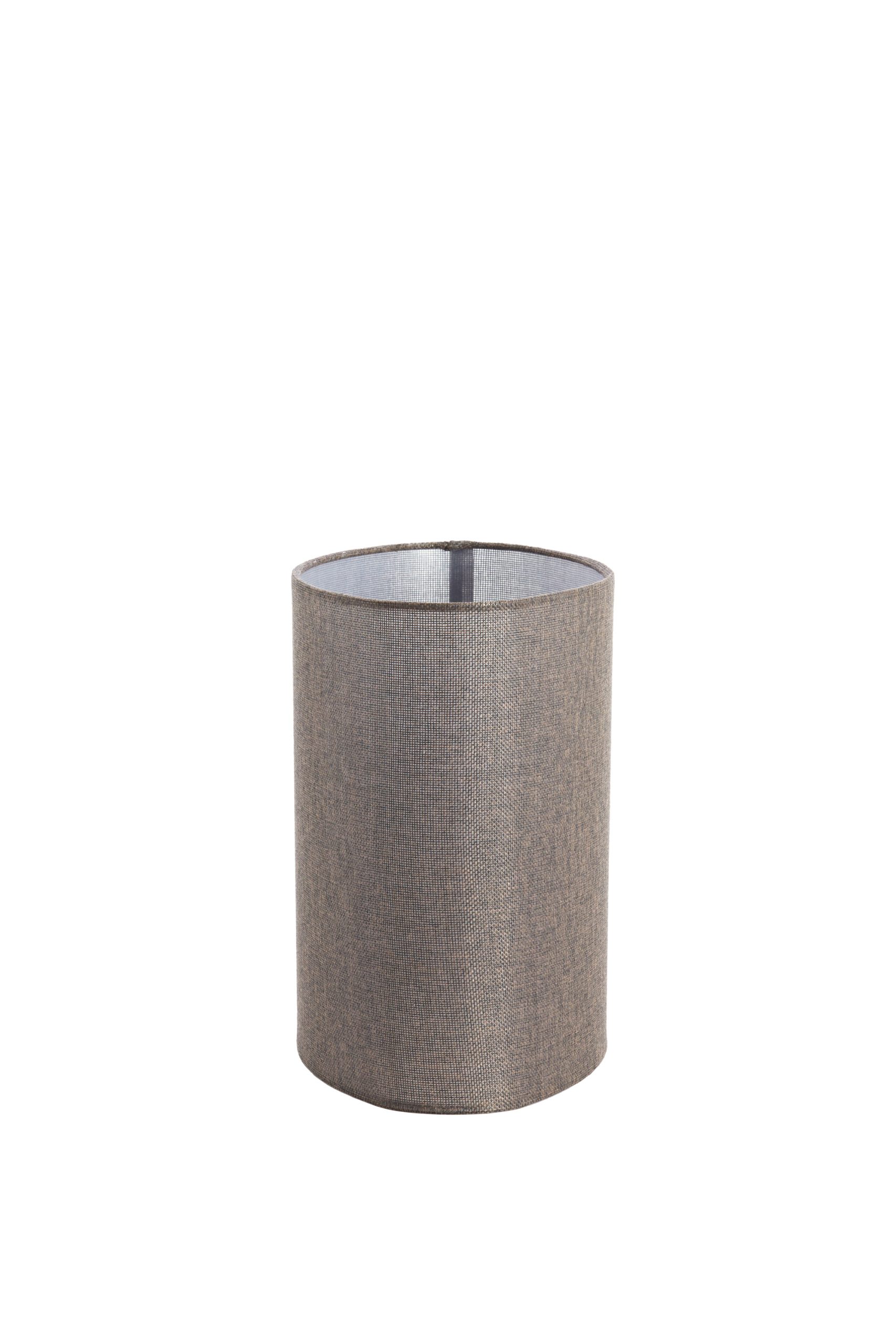 Light & Living Kap ovaal 38-17,5-28 cm BRANFO linnen donker bruin