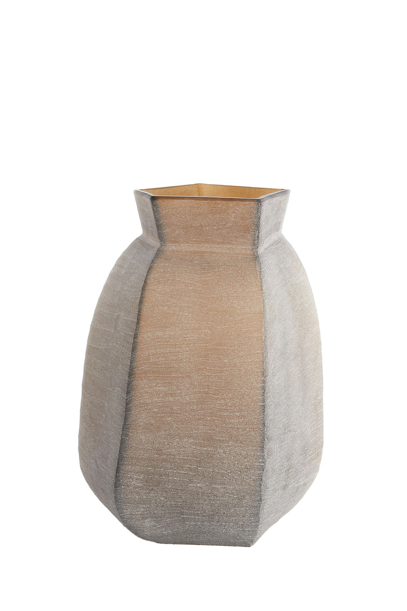 Light & Living Vaas 28x25,5x40 cm VELIKO glas donker bruin