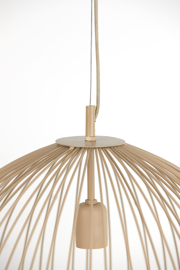 Light & Living Hanglamp Ø56x55 cm RILANA mat beige
