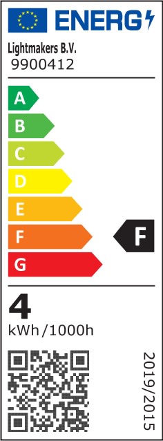 Light & Living LED kogel Ø4,5x8 cm LIGHT 4W helder E27 dimbaar
