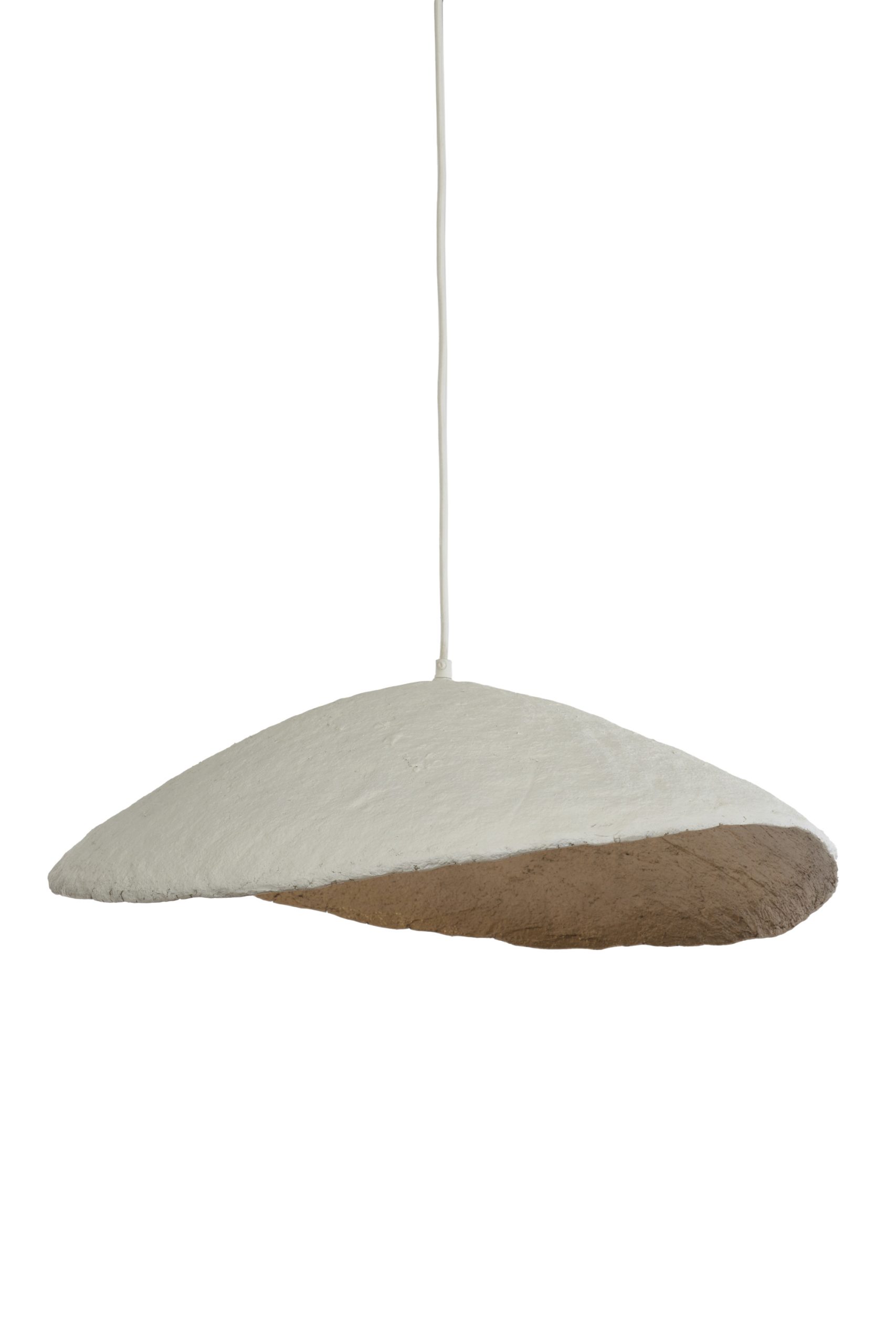 Light & Living Hanglamp 71x53,5x23 cm LONIA crème+antiek brons