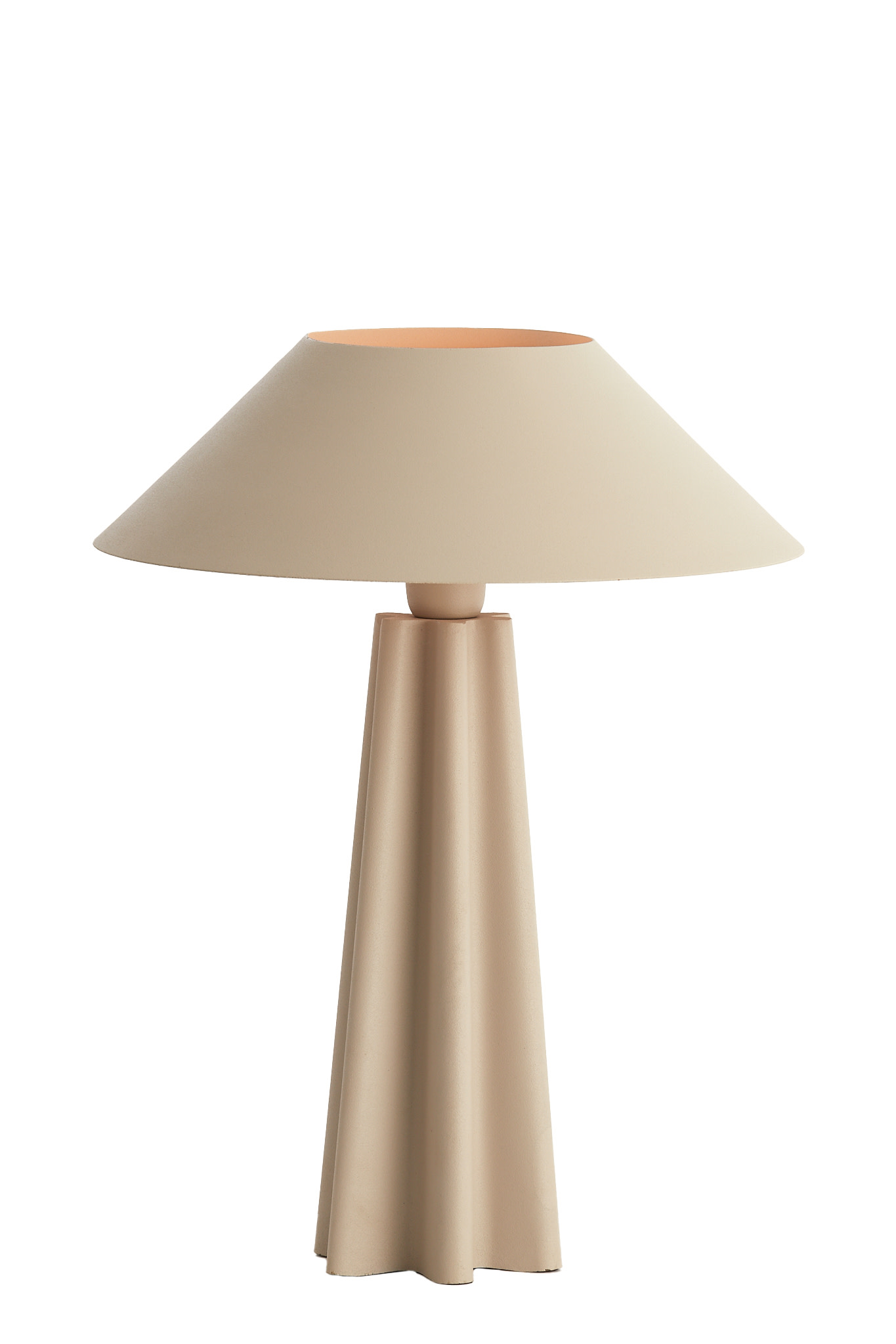 Light & Living Tafellamp E14 Ø38x49 cm CUKAI mat beige