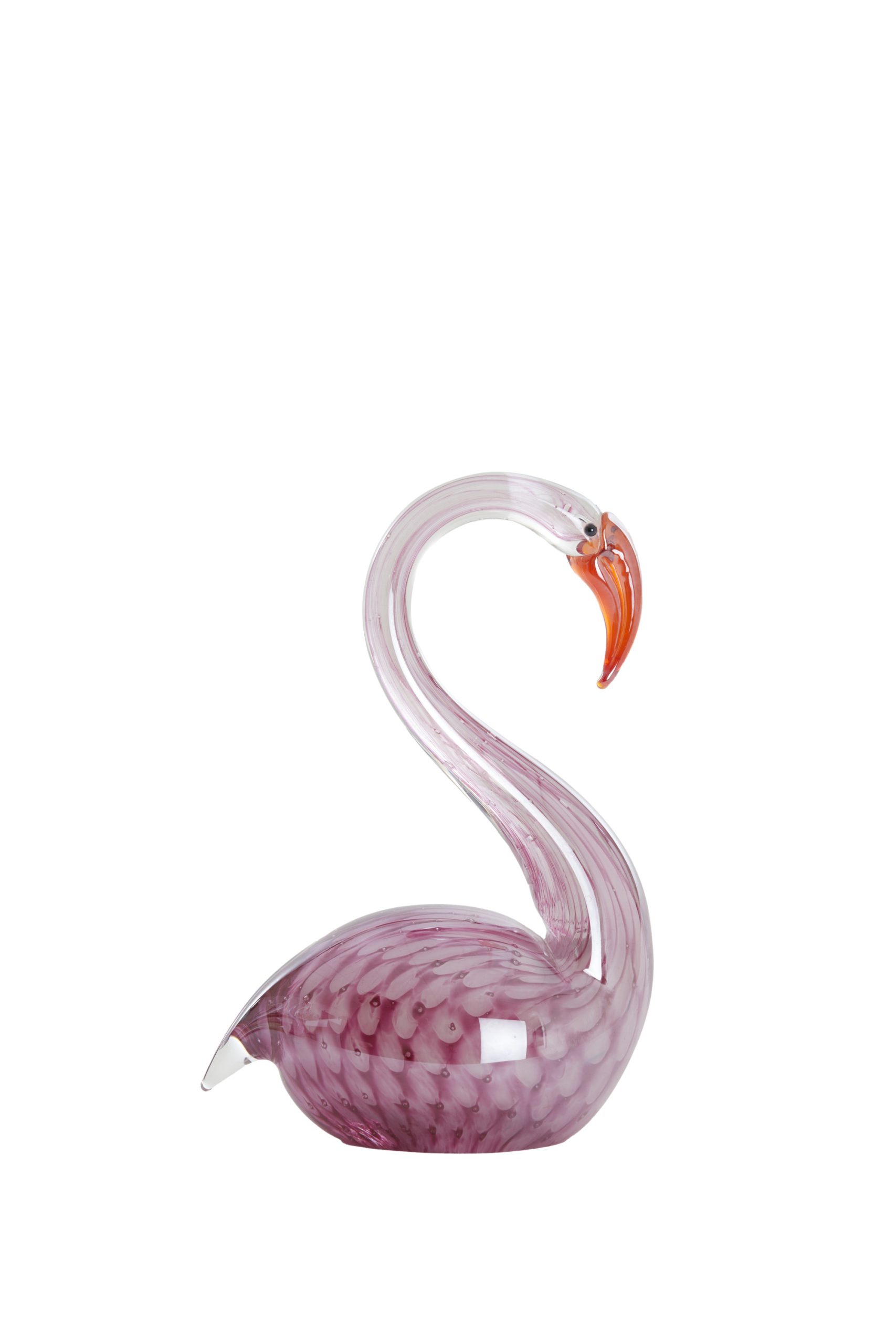 Light & Living Ornament 13x8x20 cm SWAN glas roze