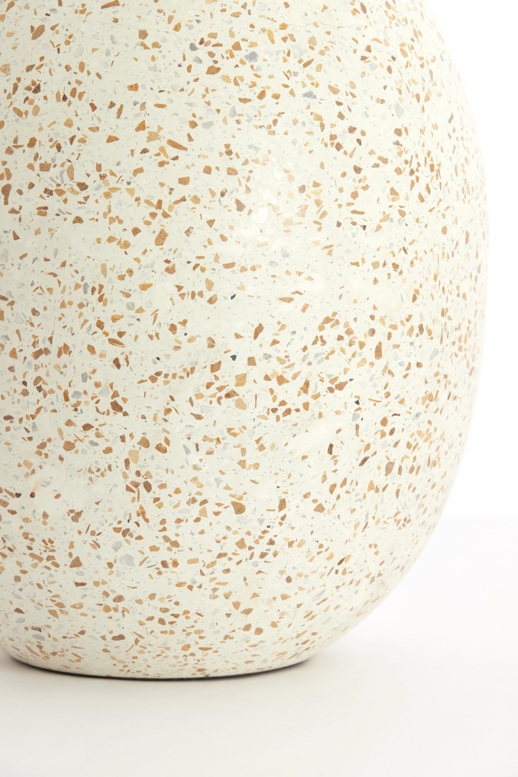 Light & Living Vaas deco Ø31x41 cm ORXETA terrazzo crème